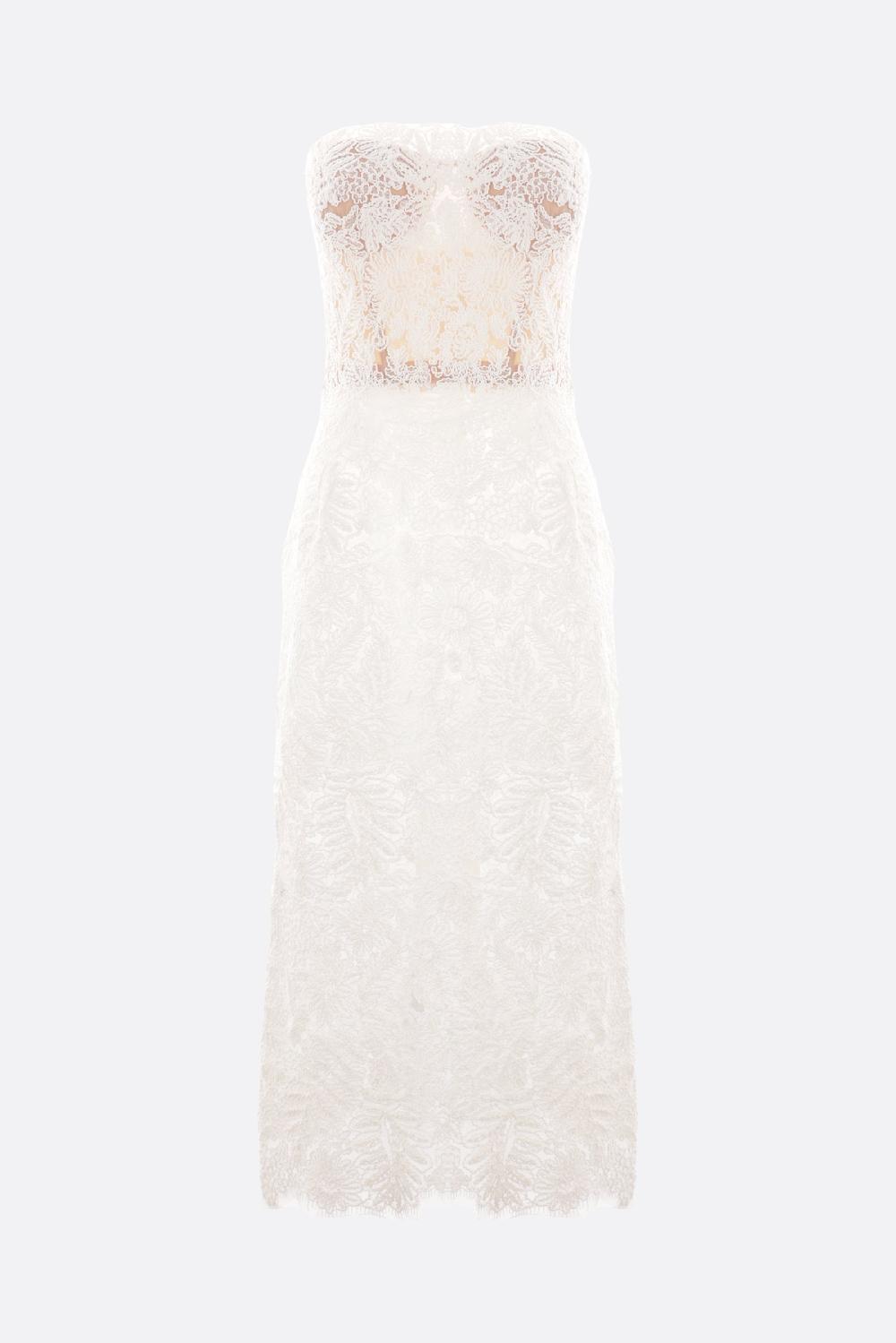 ERMANNO SCERVINO Abito Midi In Pizzo