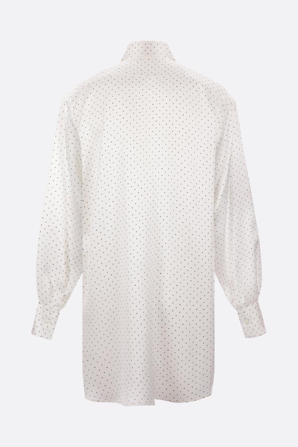 ERMANNO SCERVINO Camicia In Raso A Pois