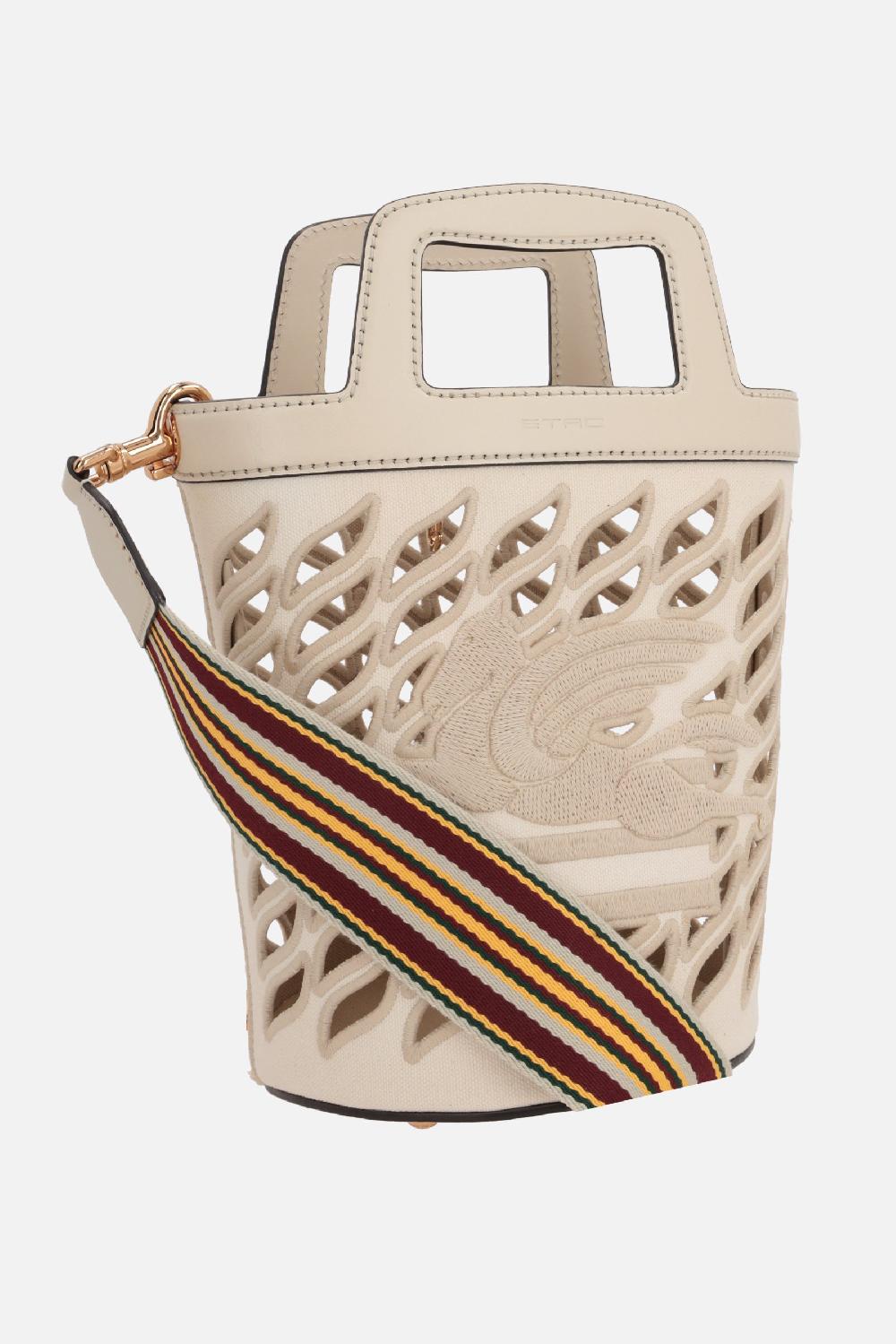 ETRO Borsa A Secchiello Coffa In Canvas