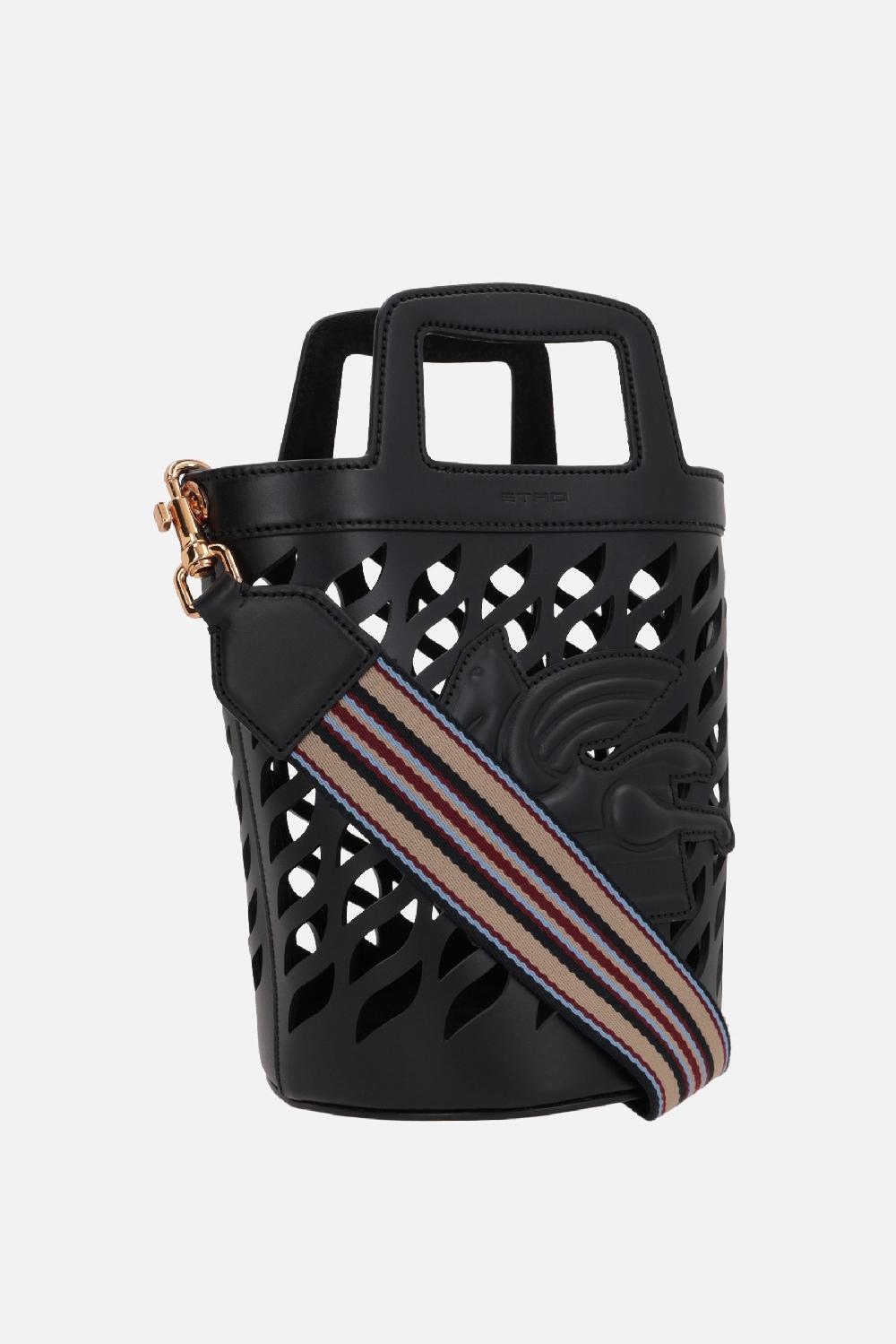 ETRO Borsa A Secchiello Coffa In Pelle Laserata