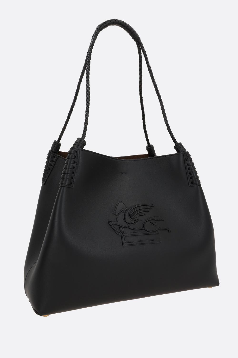 ETRO Borsa Shopping Libra Media In Pelle Liscia