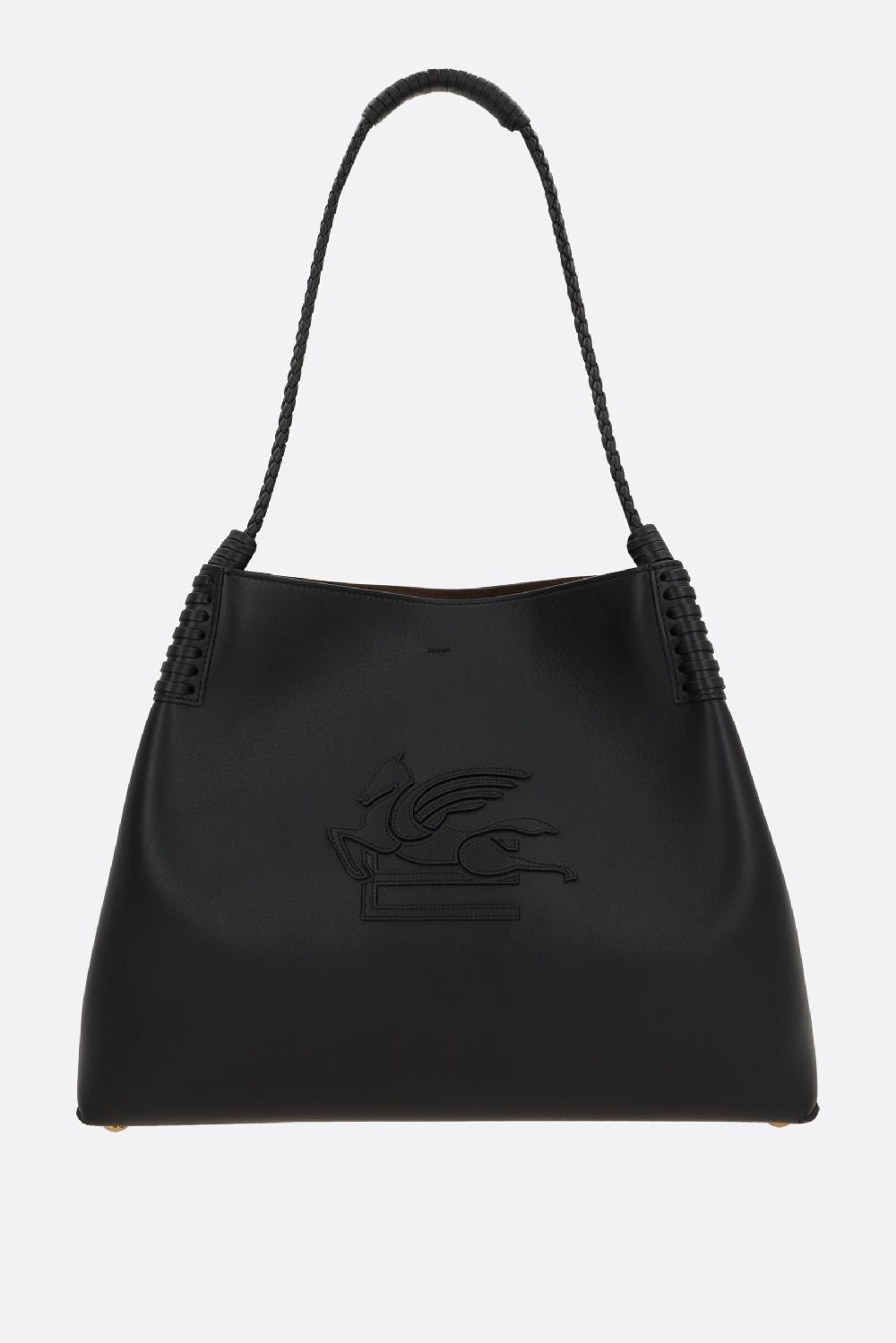 ETRO borsa shopping Libra media in pelle liscia