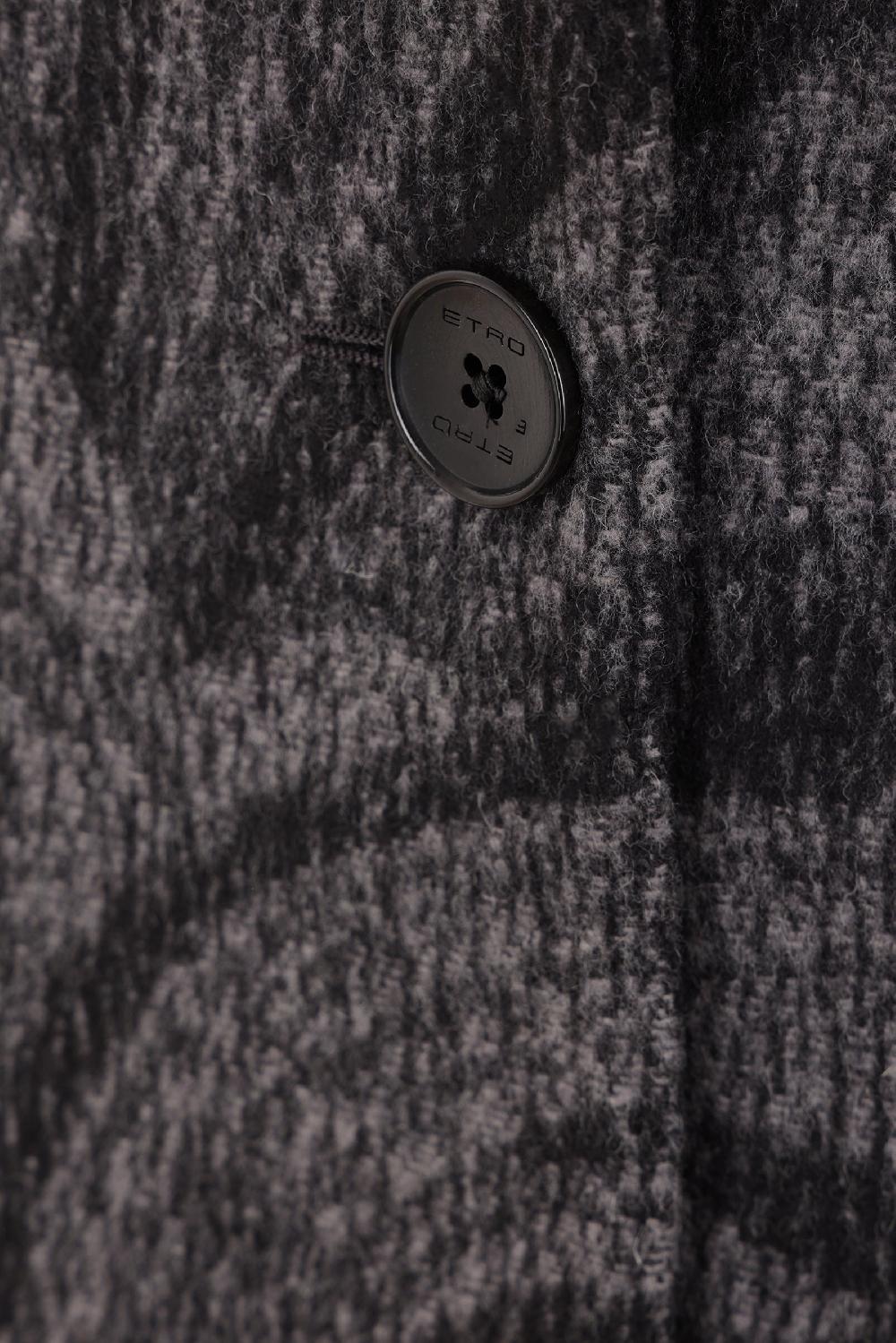 ETRO Cappotto Doppiopetto In Lana