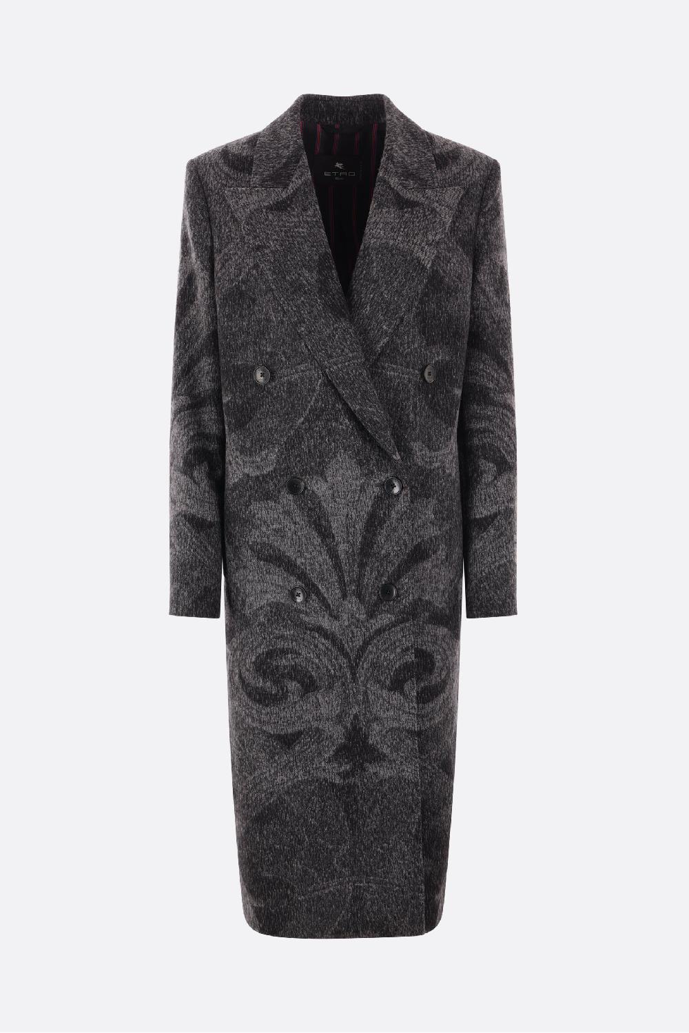 ETRO cappotto doppiopetto in lana