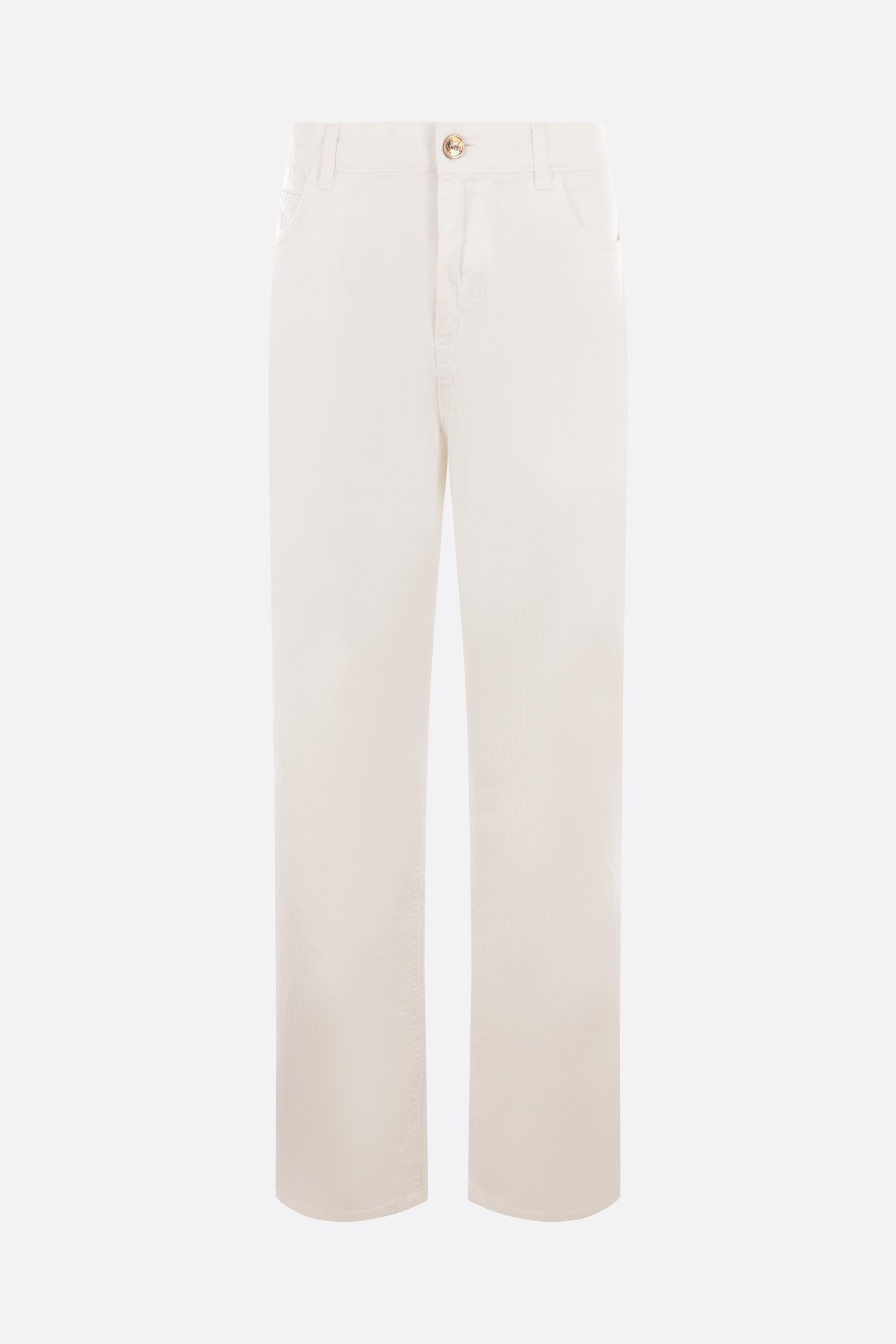 ETRO jeans a gamba larga in bull di cotone