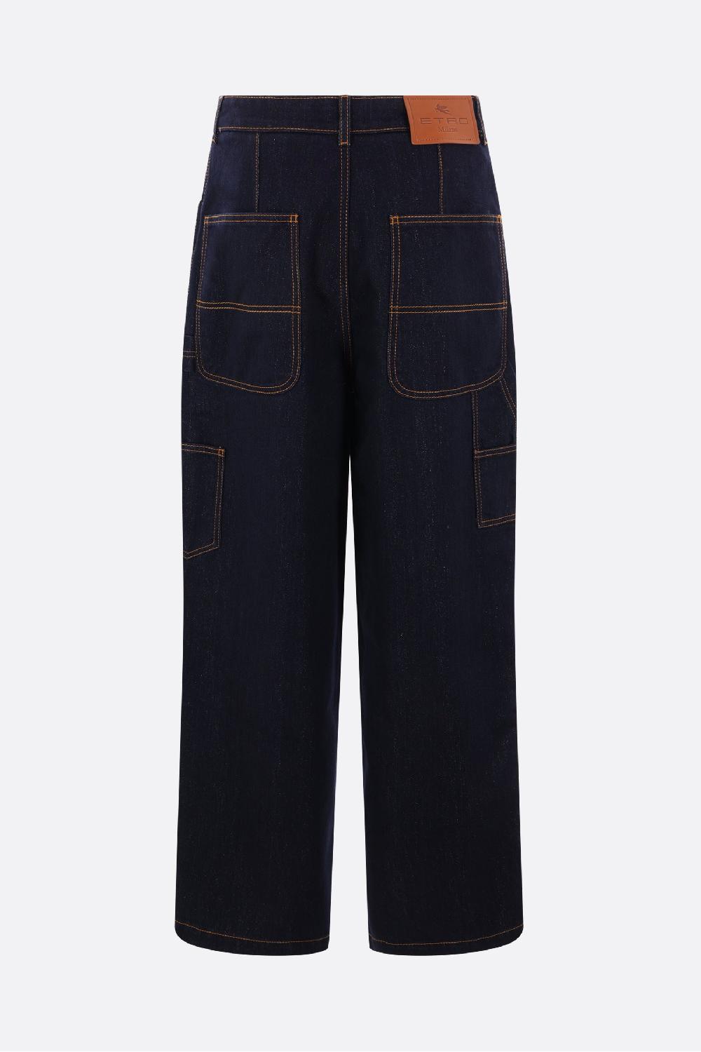 ETRO Jeans Baggy In Denim Lurex