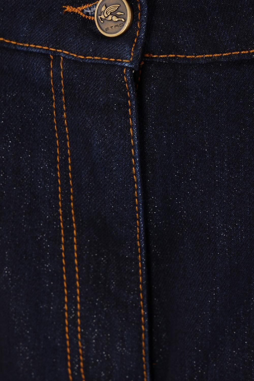 ETRO Jeans Baggy In Denim Lurex