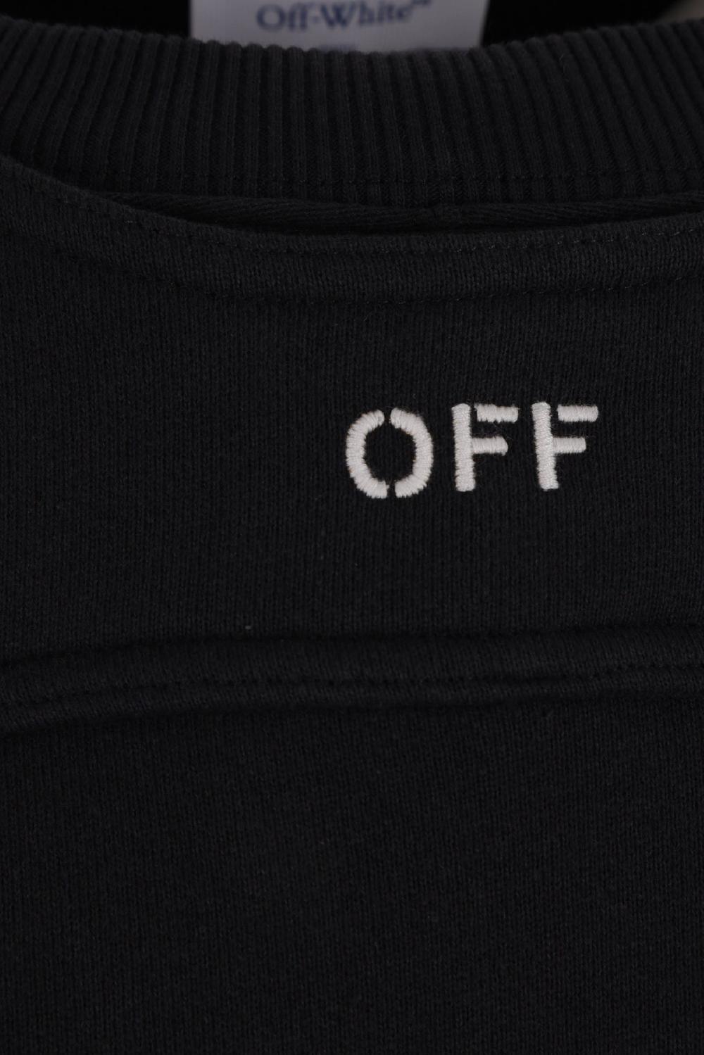 OFF WHITE Felpa Cropped In Jersey Off Inserto Bolero