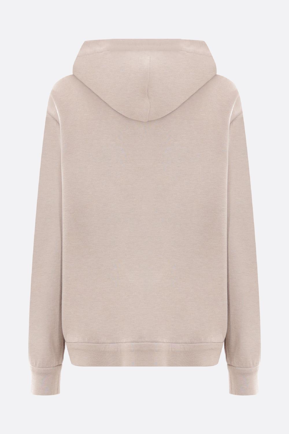 BRUNELLO CUCINELLI Felpa Full-zip In Interlock Con Precious Zipper Pull