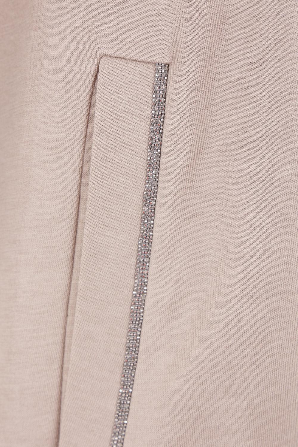 BRUNELLO CUCINELLI Felpa Full-zip In Interlock Con Precious Zipper Pull