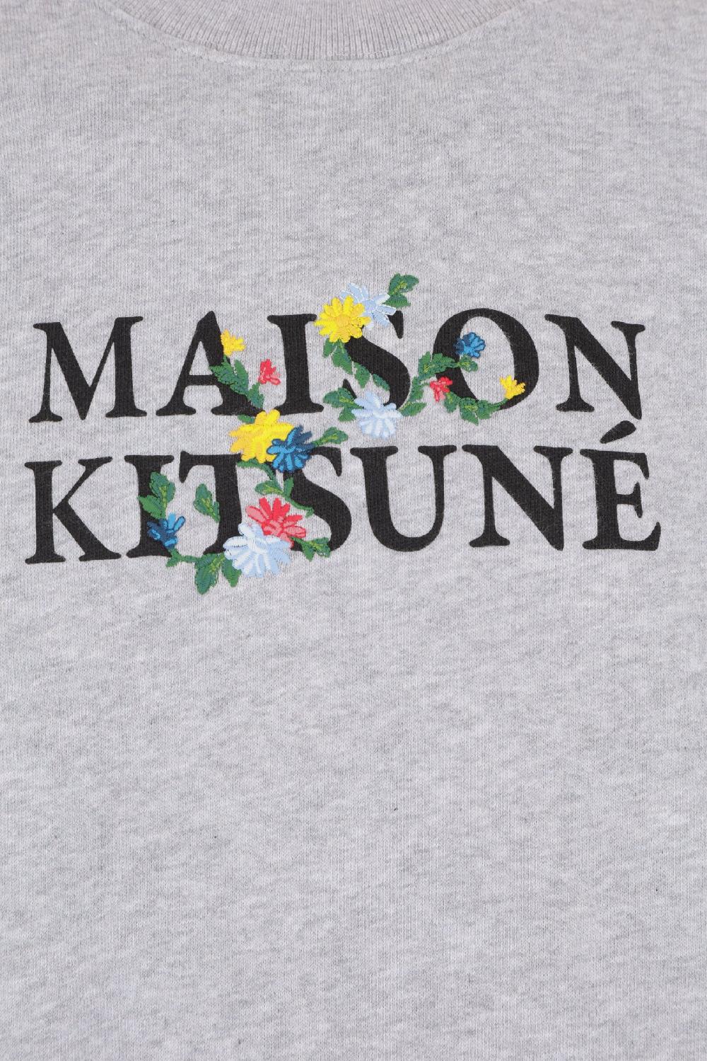 MAISON KITSUNÉ Felpa Maison Kitsuné Flowers In Pile
