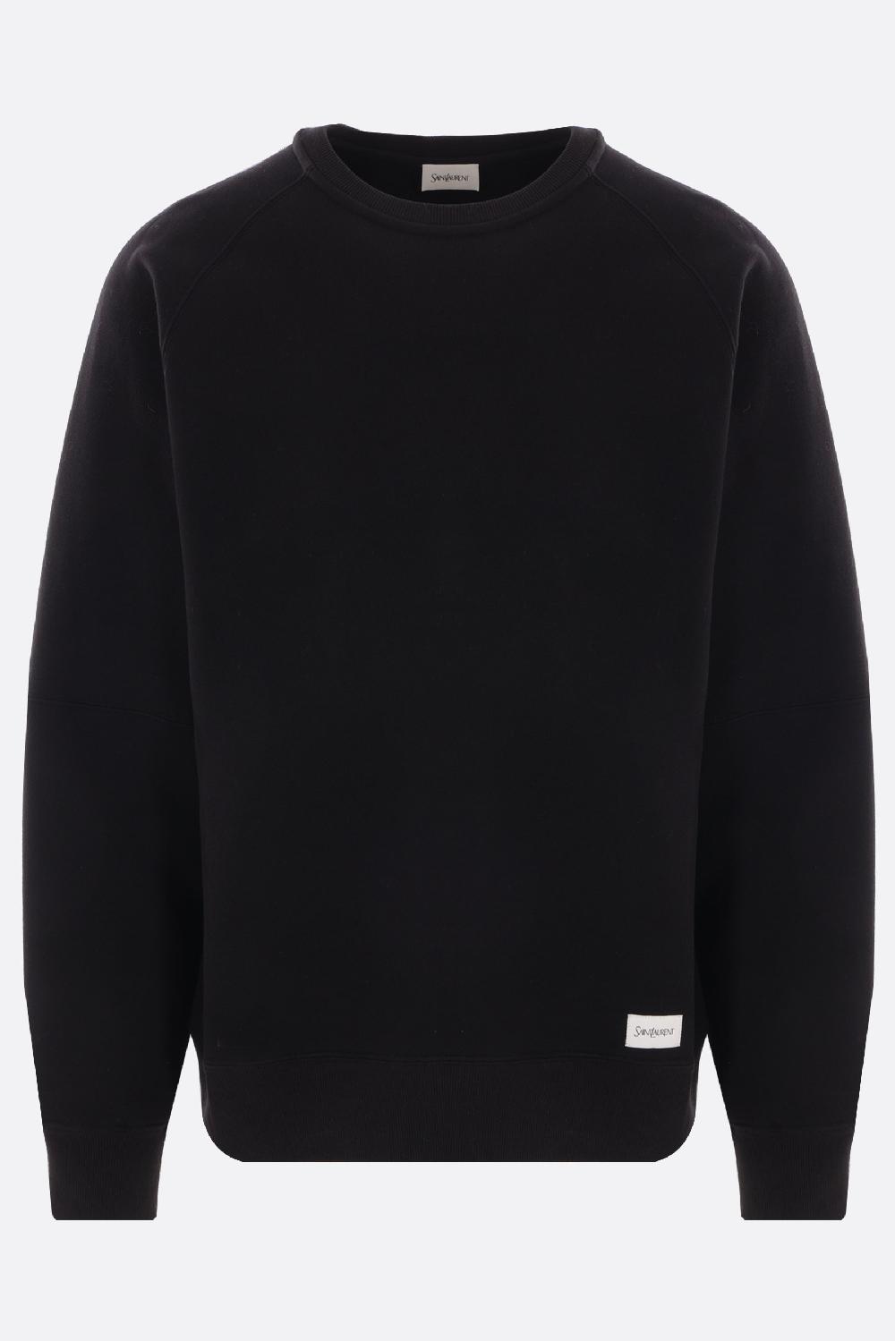 SAINT LAURENT felpa oversize Saint Laurent in jersey