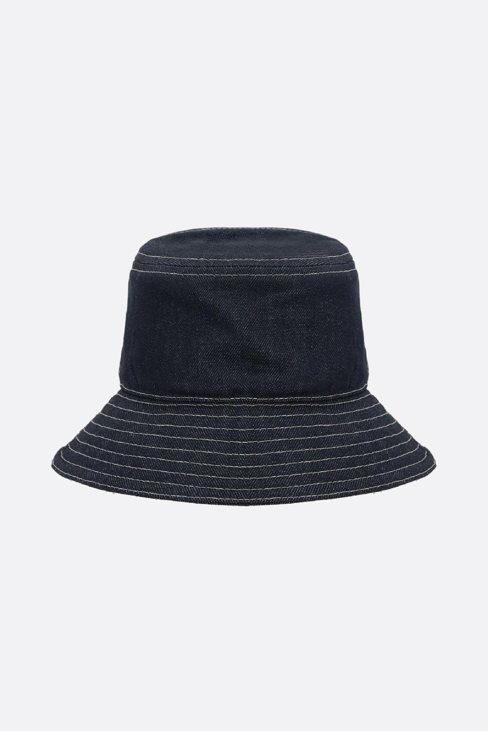 FENDI Cloche In Denim Ricamo FF