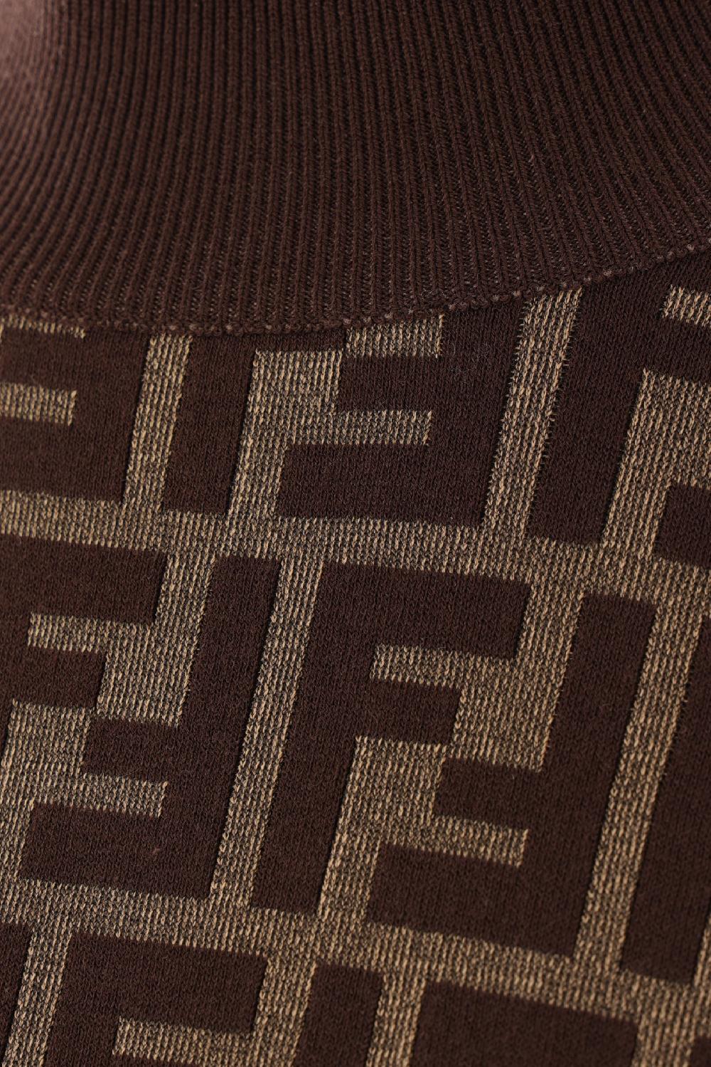 FENDI Dolcevita In Maglia Di Cotone FF