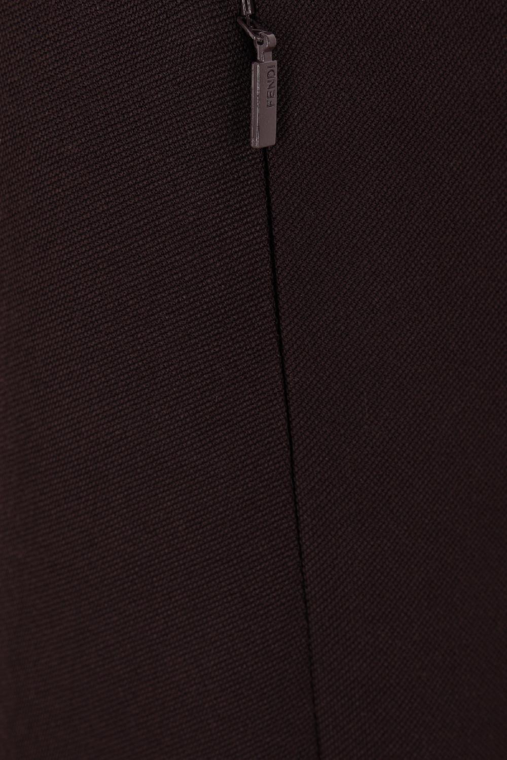 FENDI Gonna In Lana Grain De Poudre