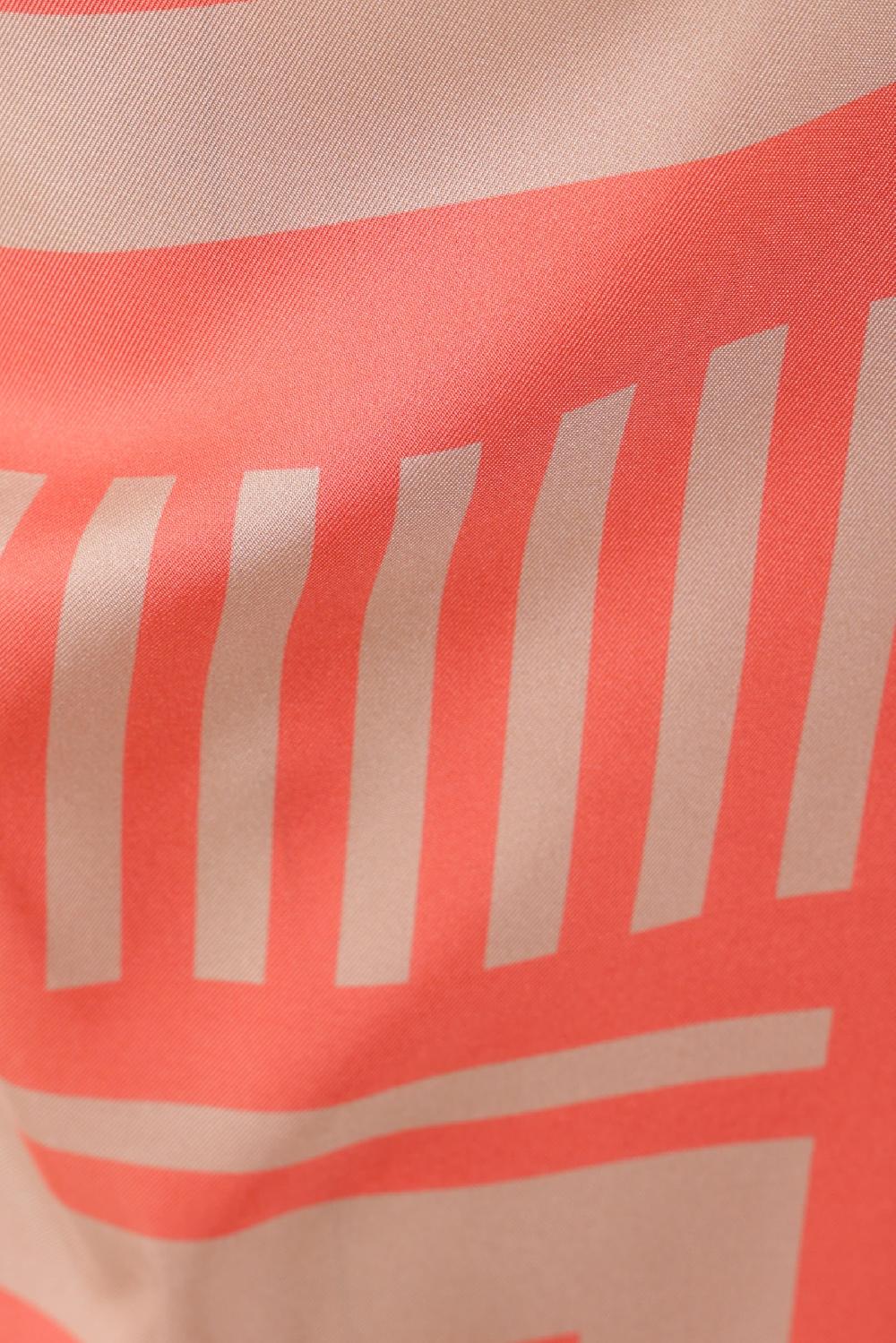 FENDI Gonna Midi Fendi Labyrint In Seta