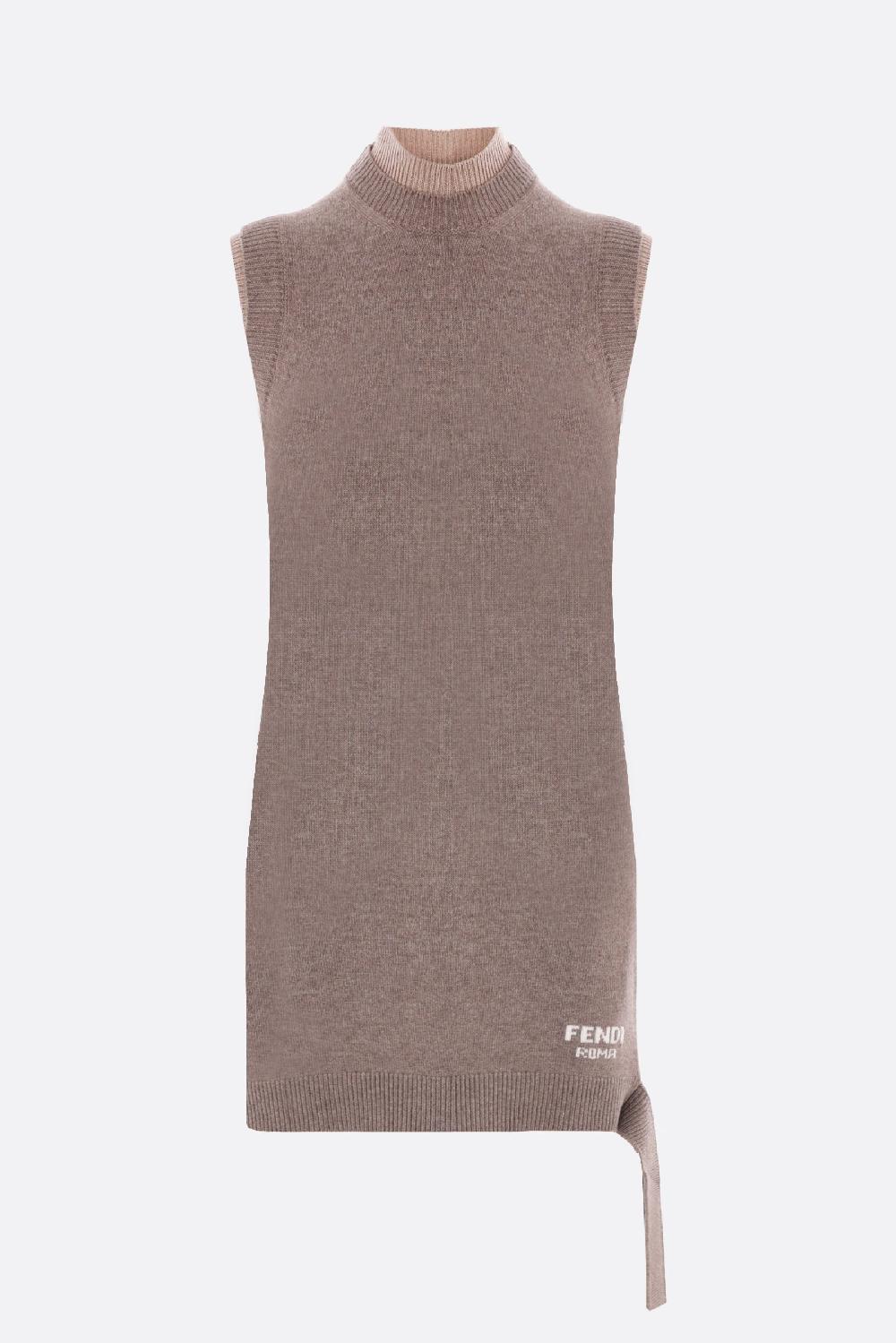 FENDI miniabito smanicato in maglia