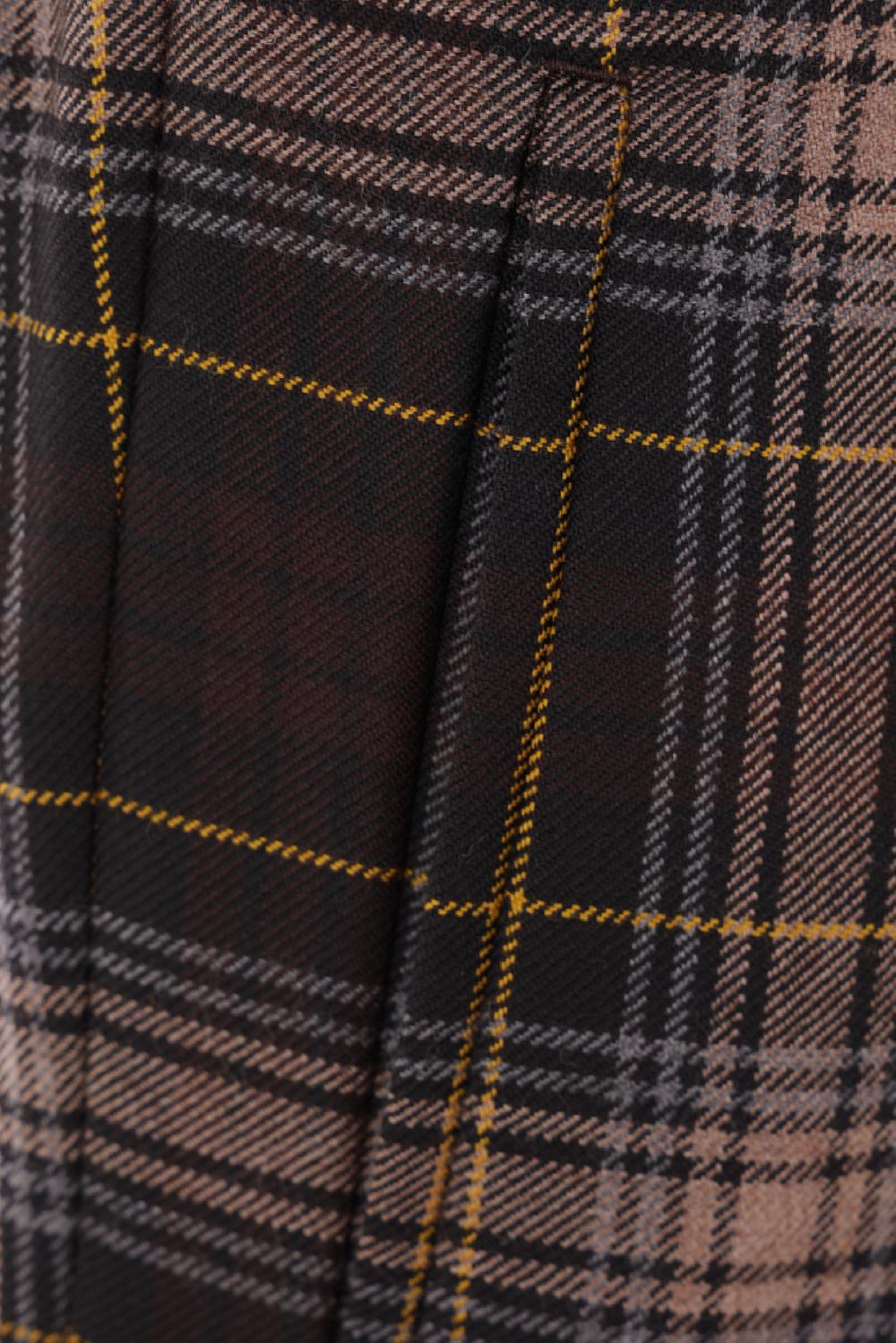 FENDI Pantalone Fendi Tartan In Lana