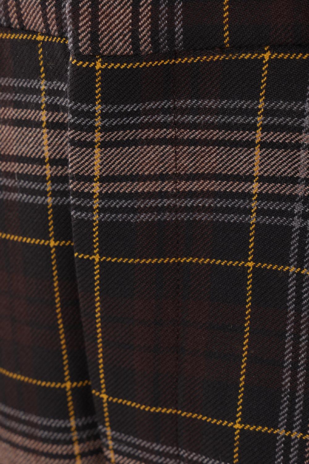 FENDI Pantalone Fendi Tartan In Lana