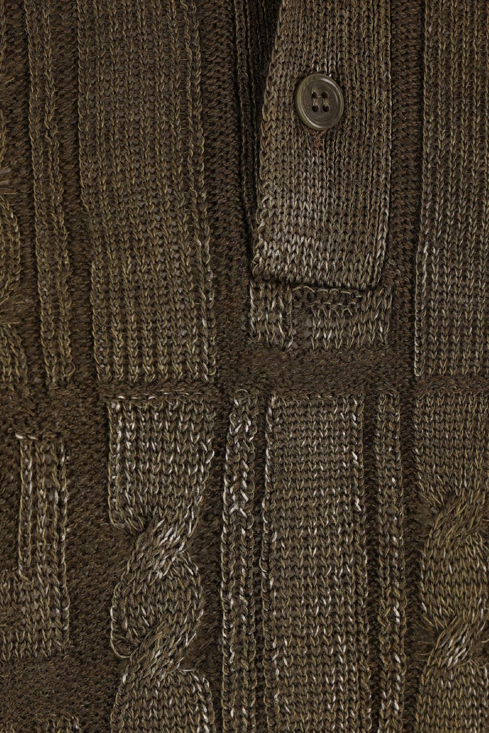 FENDI Polo In Maglia Di Misto Lana FF