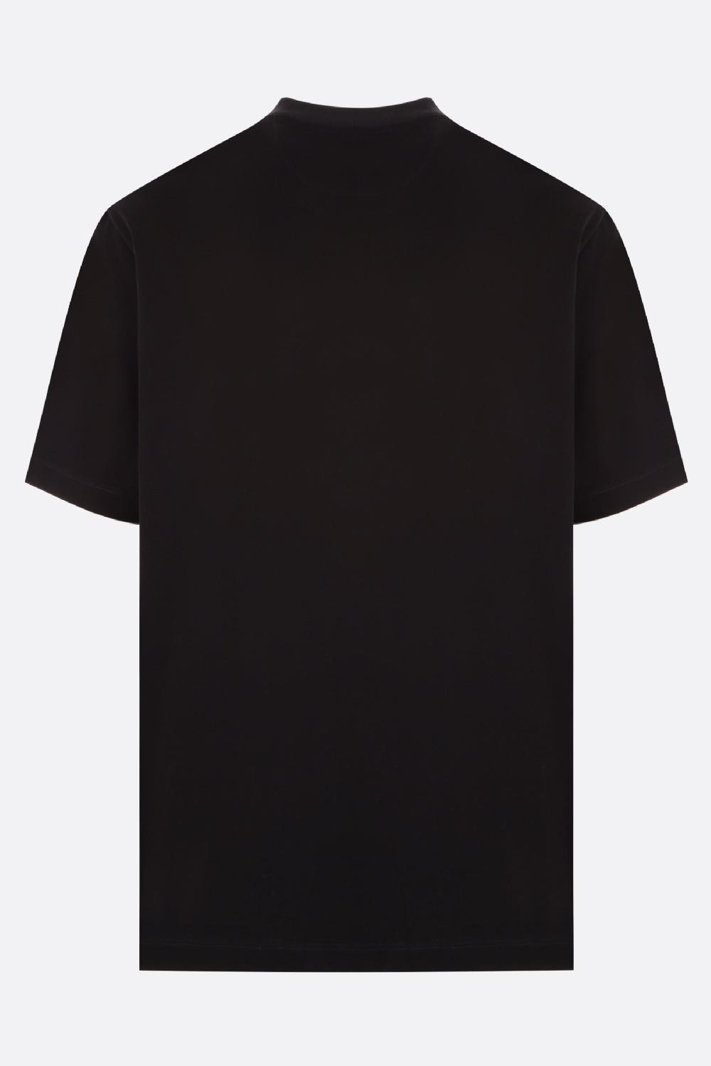 FENDI T-shirt In Cotone Con Tasca FF