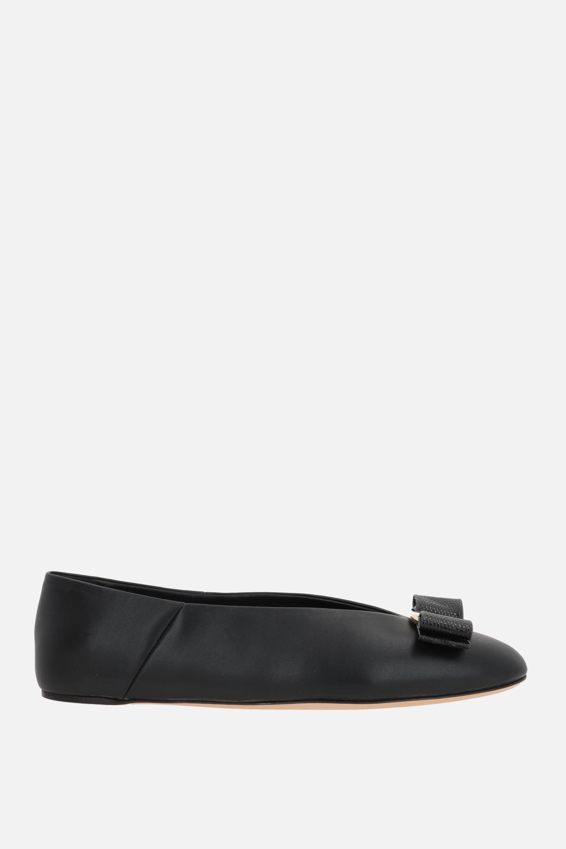 FERRAGAMO ballerina Vanna in nappa
