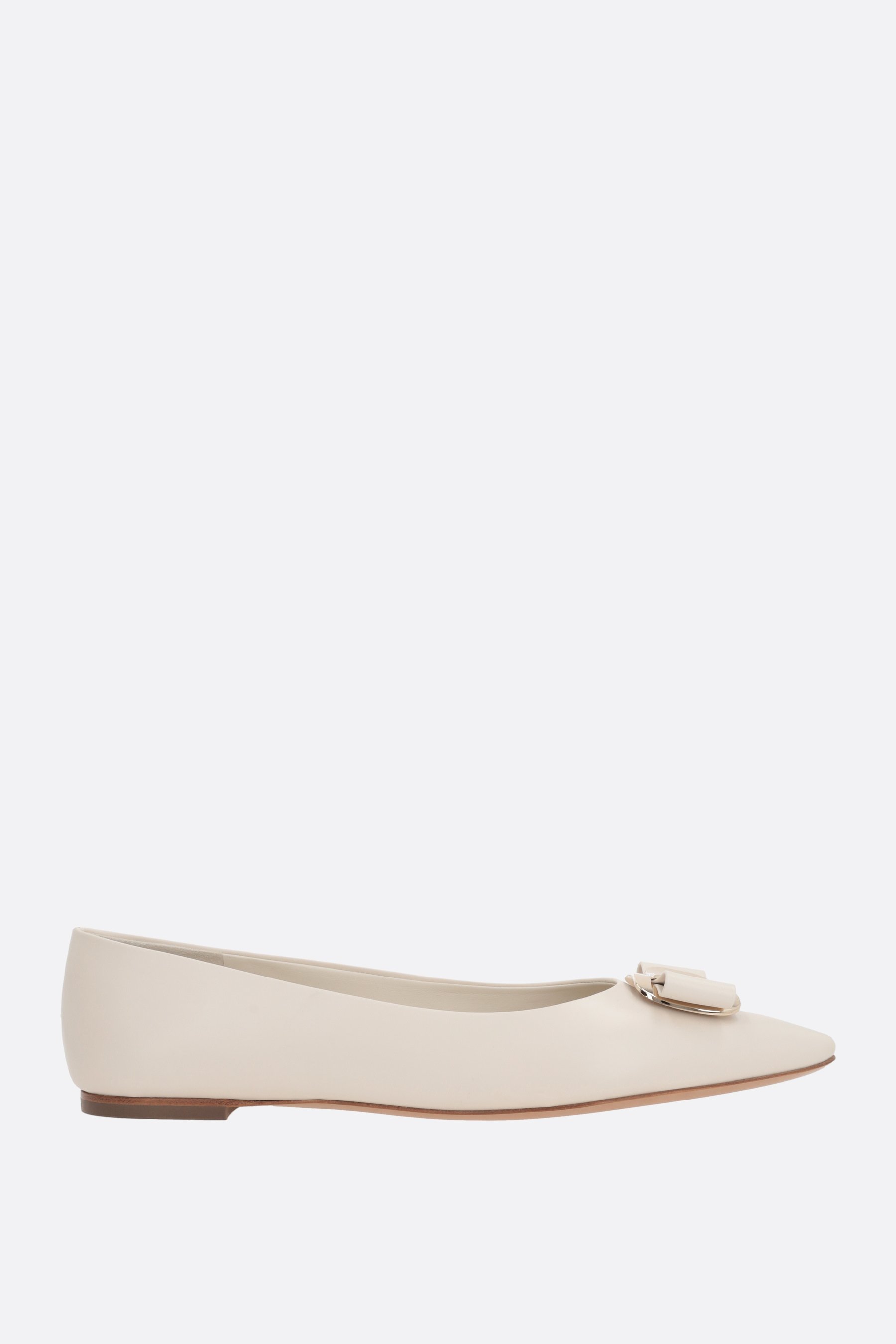 FERRAGAMO ballerina Zea in nappa