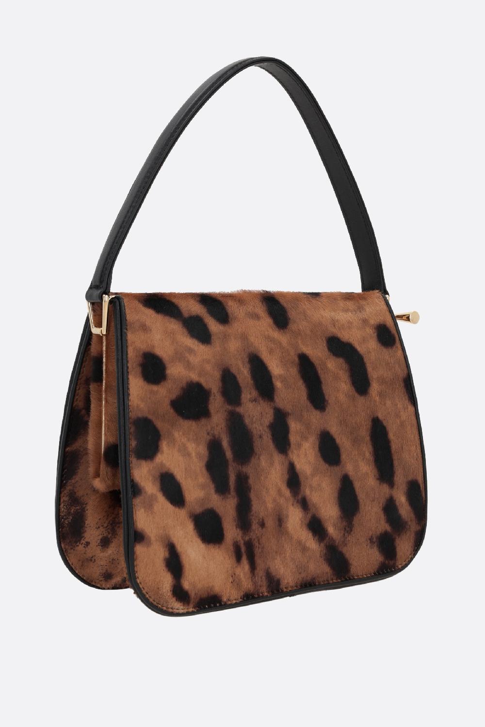 FERRAGAMO Borsa A Mano New Frame In Cavallino