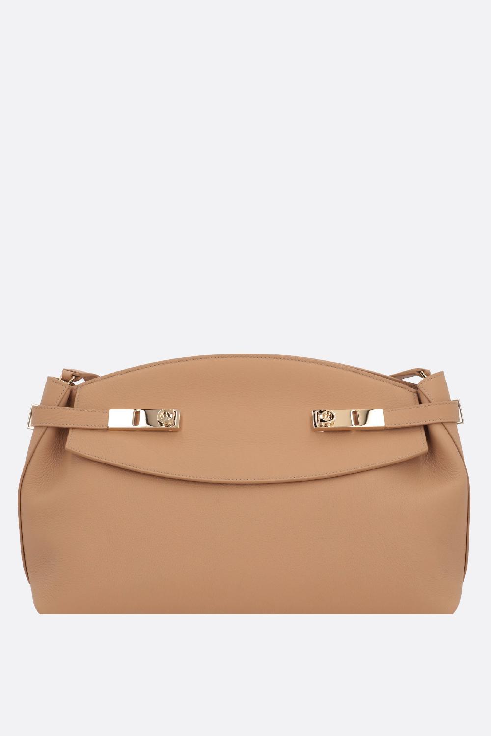 FERRAGAMO borsa a spalla Hug in pelle martellata