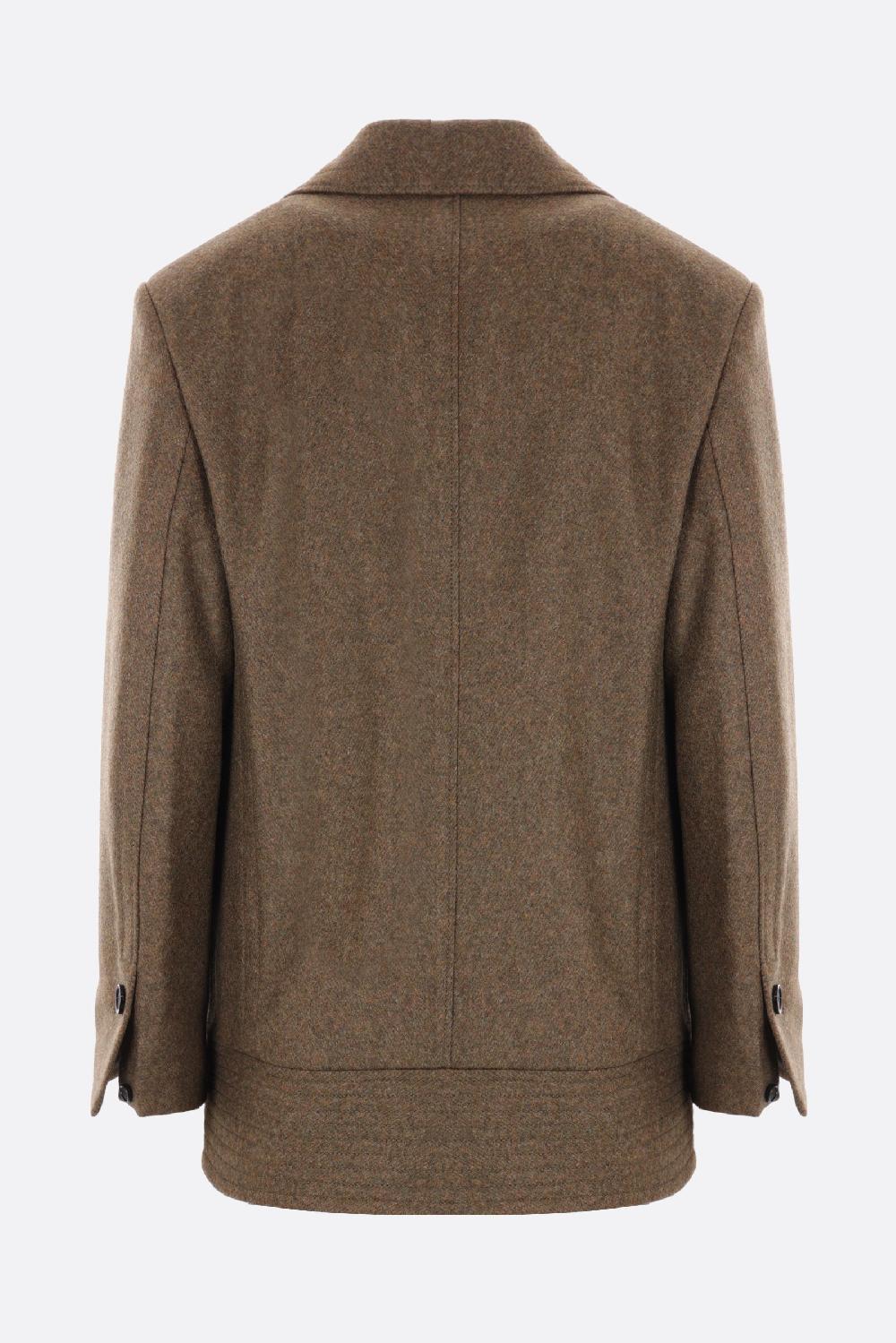 FERRAGAMO Cappotto Oversize In Panno Double