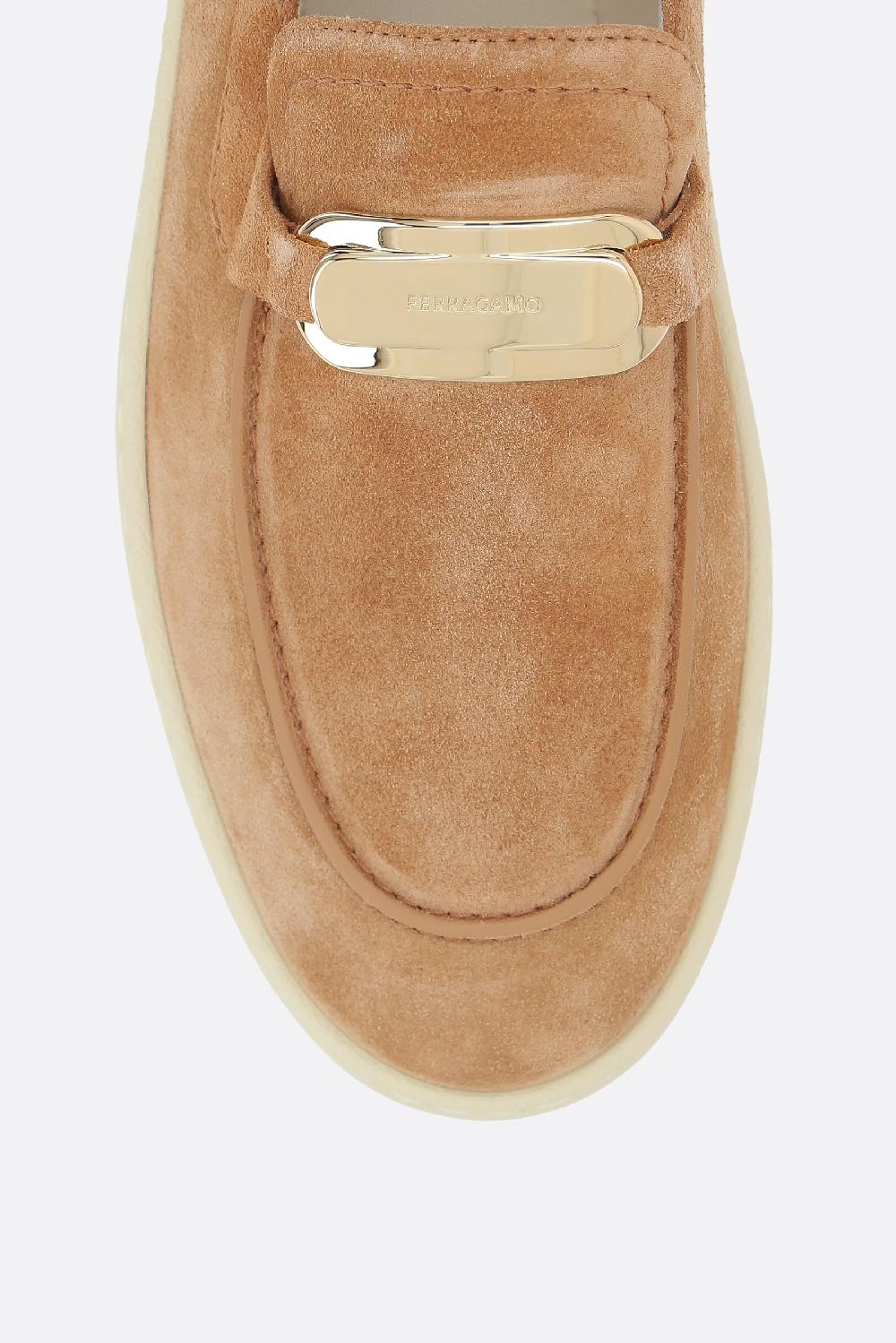 FERRAGAMO Mocassino Crio In Suede