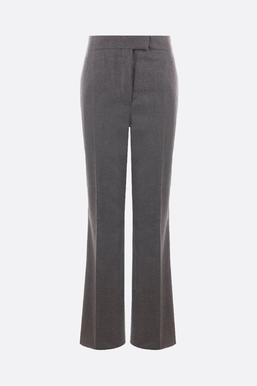 FERRAGAMO Pantalone A Gamba Dritta In Lana