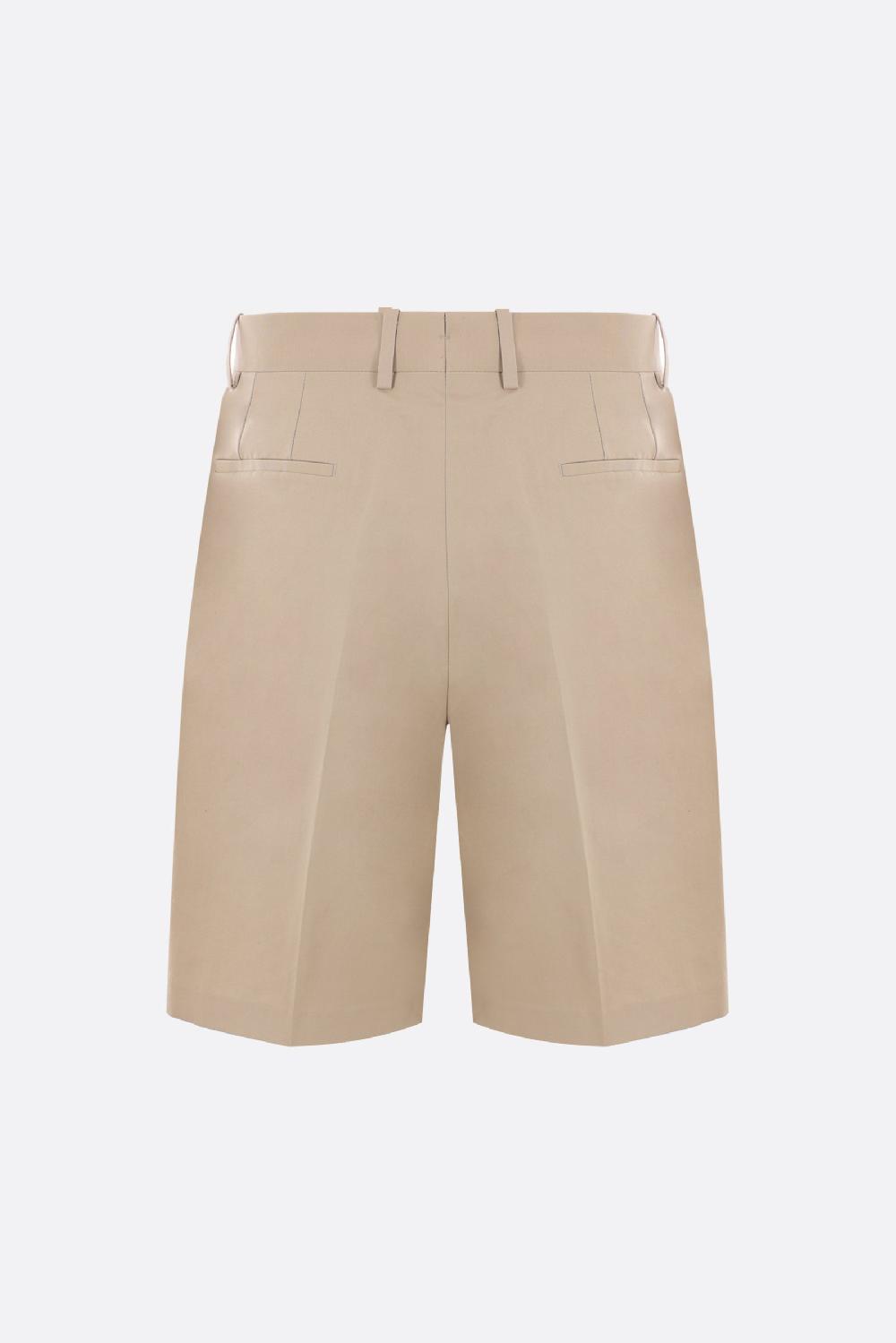 FERRAGAMO Pantalone Corto In Gabardine