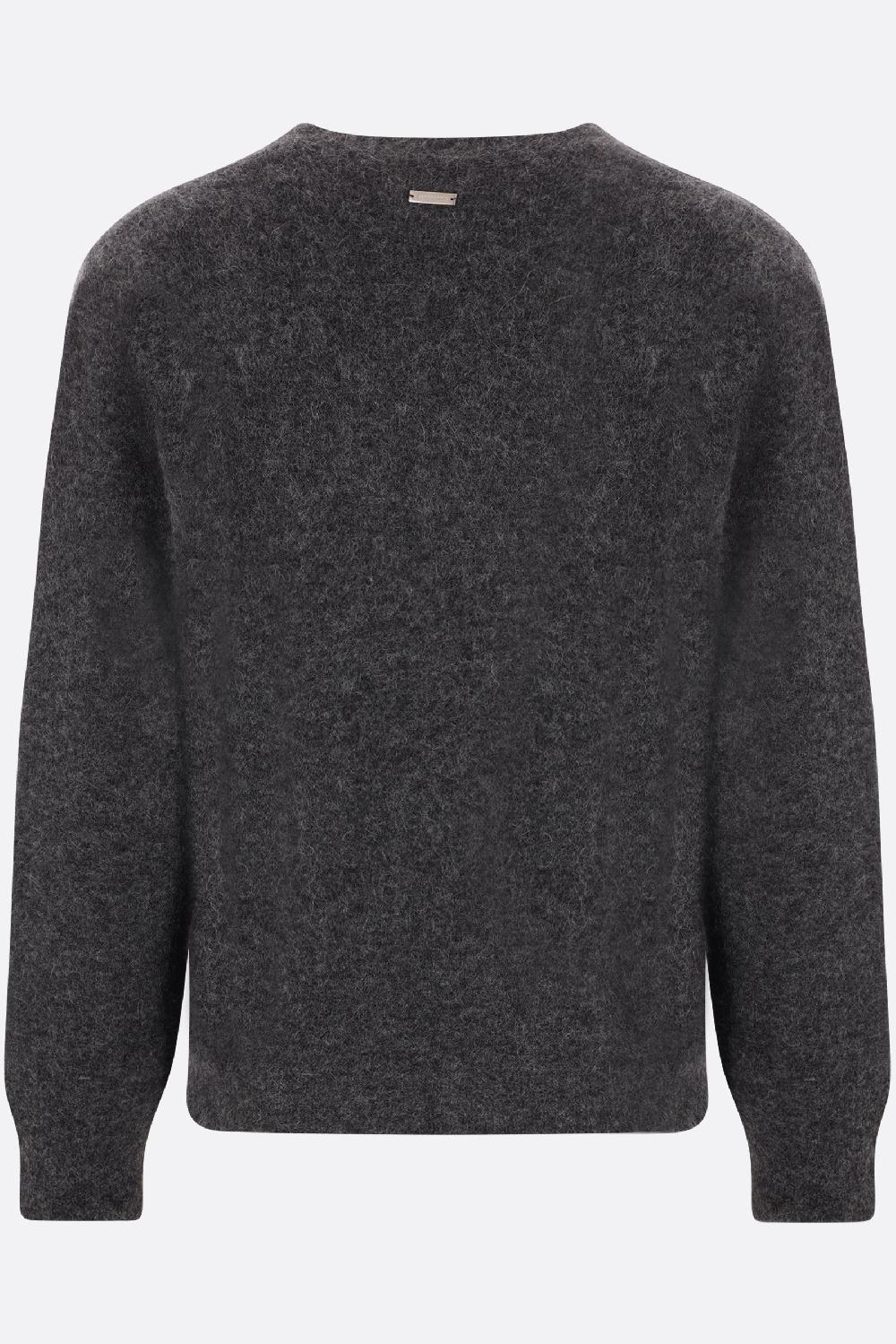 FERRAGAMO Pullover In Misto Alpaca Cashmere E Seta