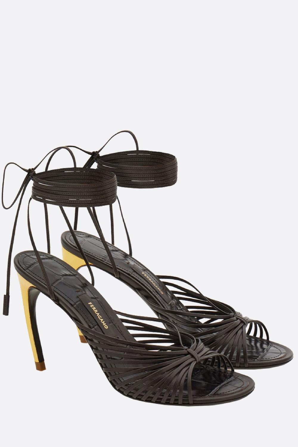 FERRAGAMO Sandalo Atena In Pelle Liscia