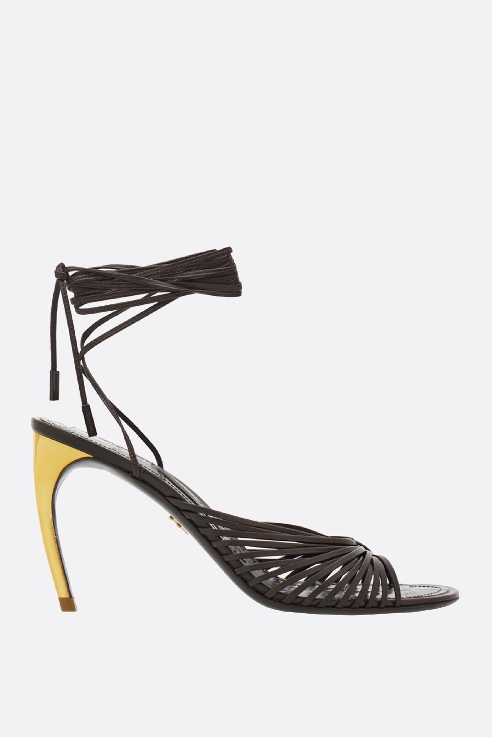 FERRAGAMO sandalo Atena in pelle liscia