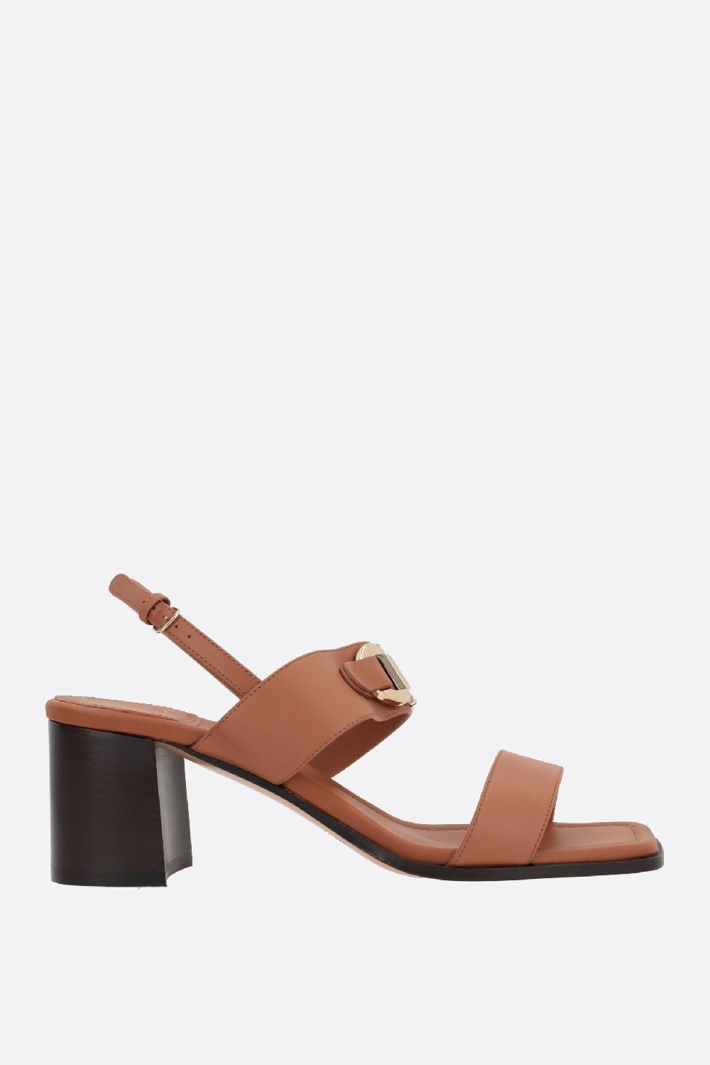 FERRAGAMO sandalo Lou in pelle liscia