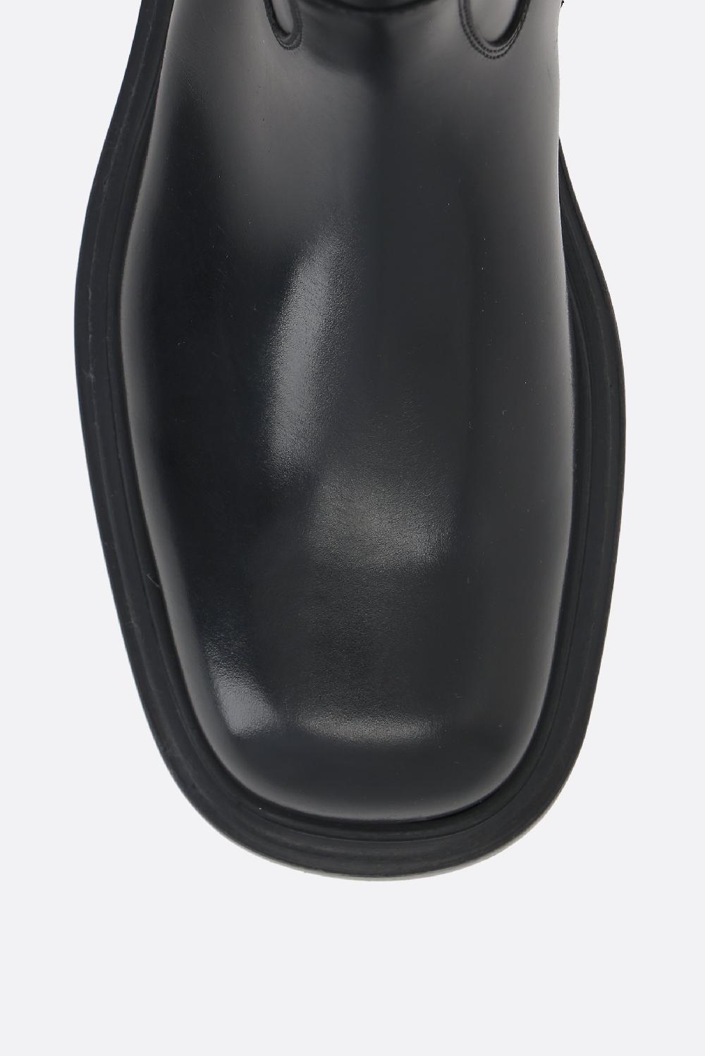 FERRAGAMO Stivaletto Formia In Pelle Spazzolata