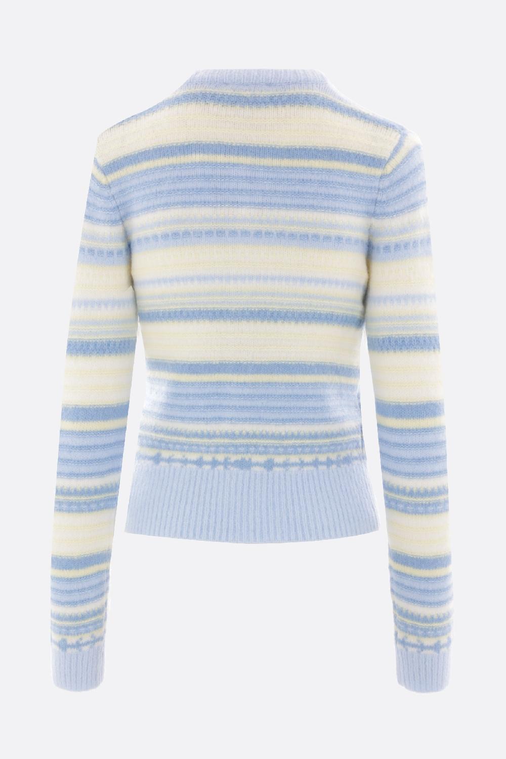 GANNI Cardigan In Misto Alpaca E Lana