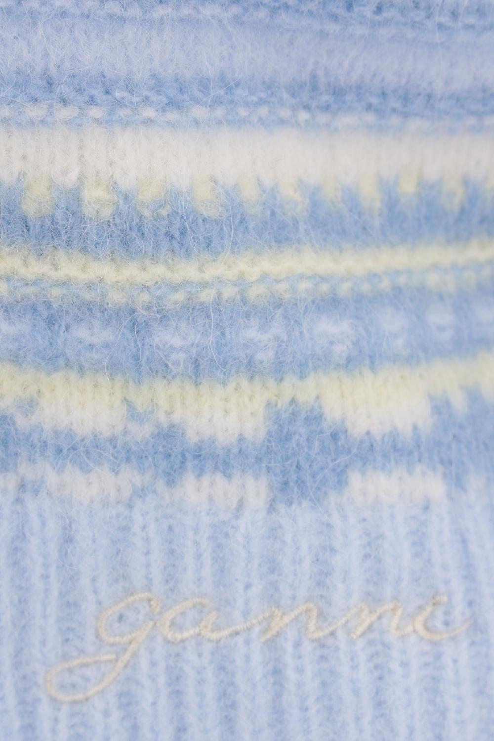 GANNI Cardigan In Misto Alpaca E Lana