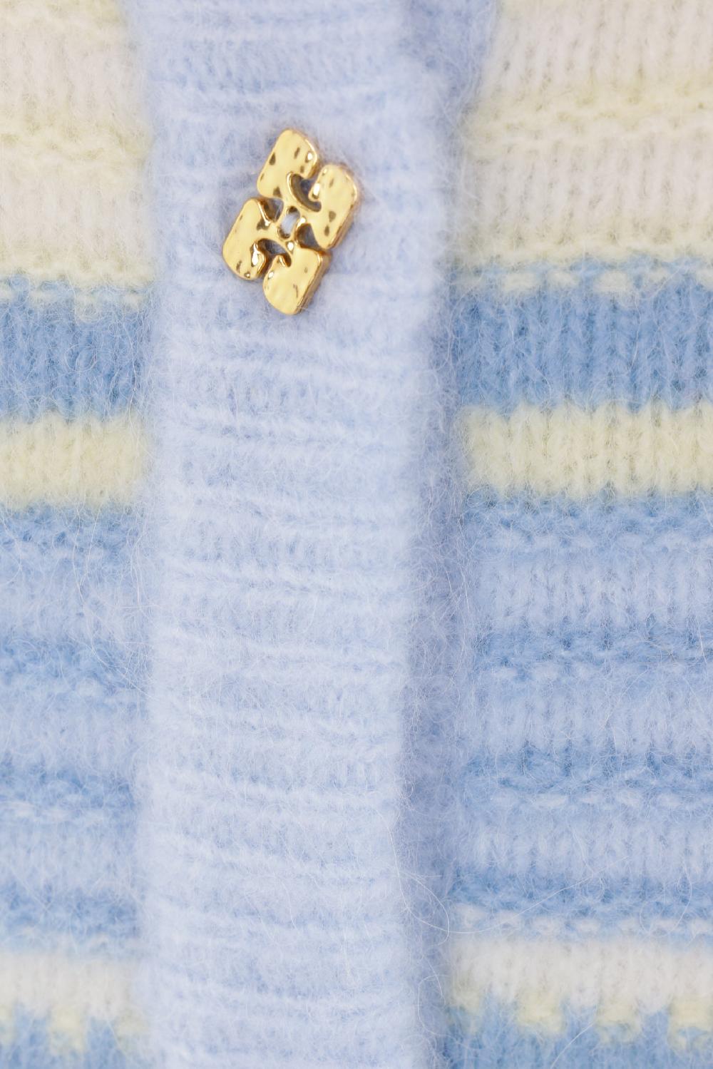 GANNI Cardigan In Misto Alpaca E Lana