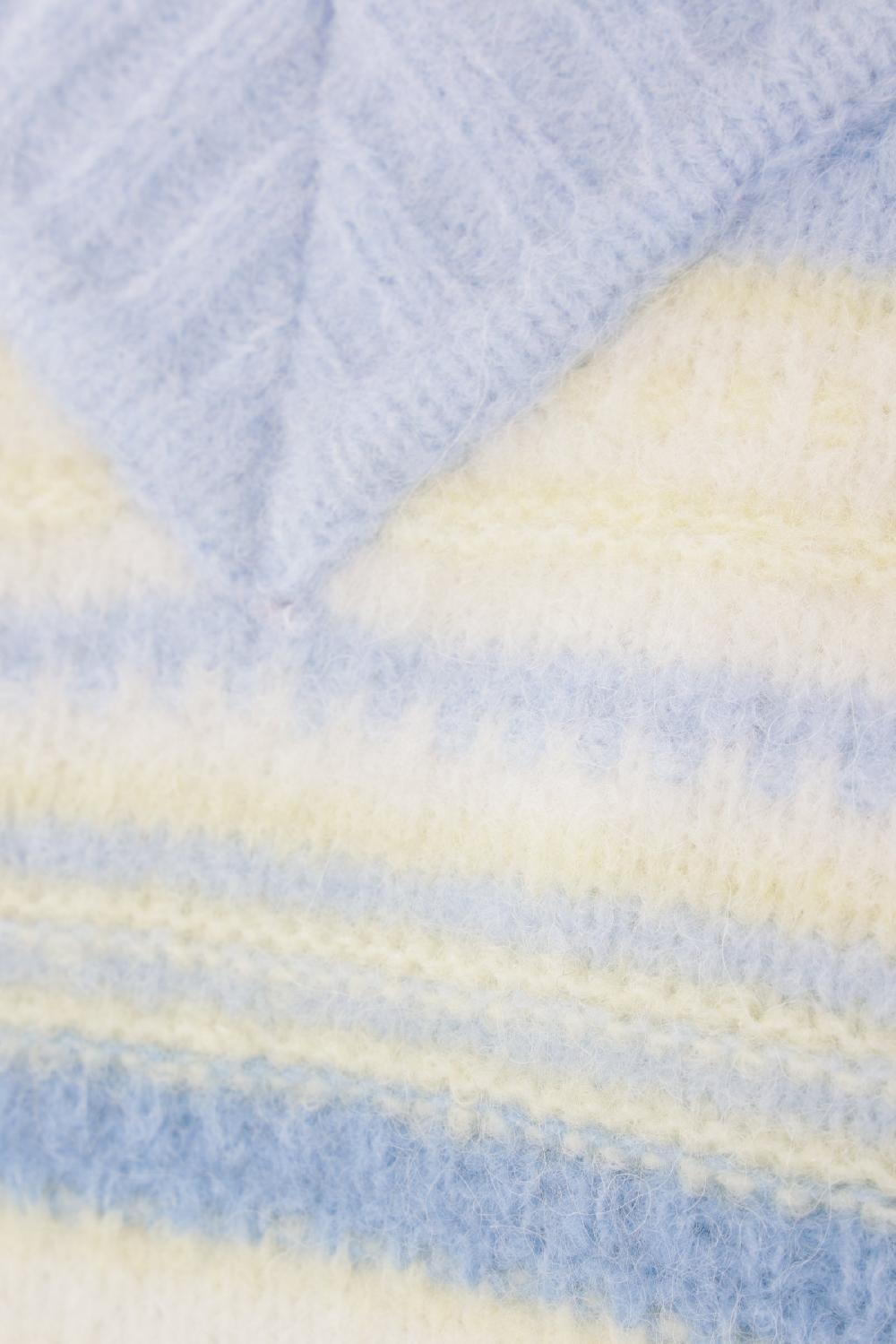 GANNI Pullover Smanicato In Misto Alpaca E Lana