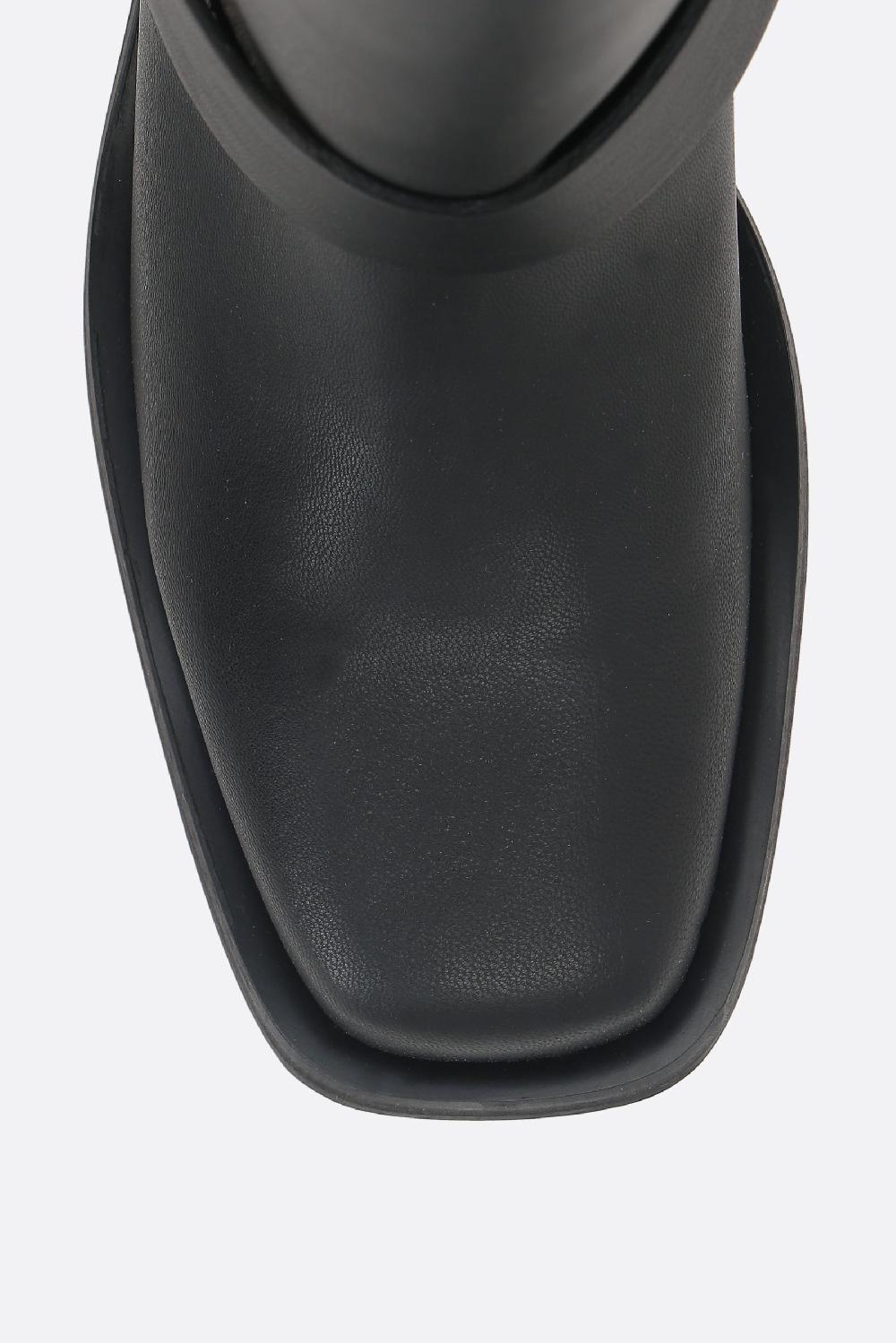 GANNI Stivale Biker In Pelle Riciclata