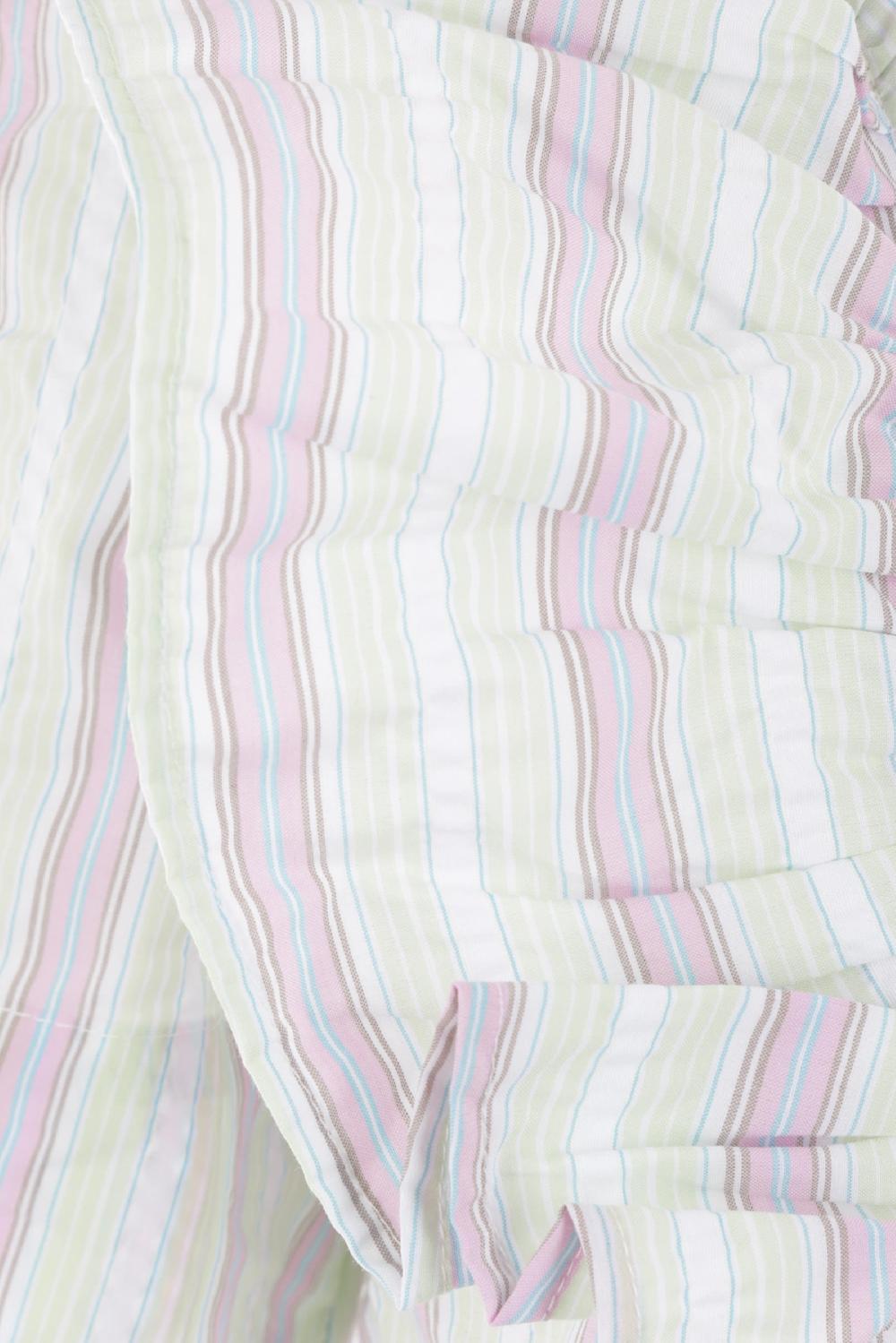 GANNI Top In Cotone Seersucker