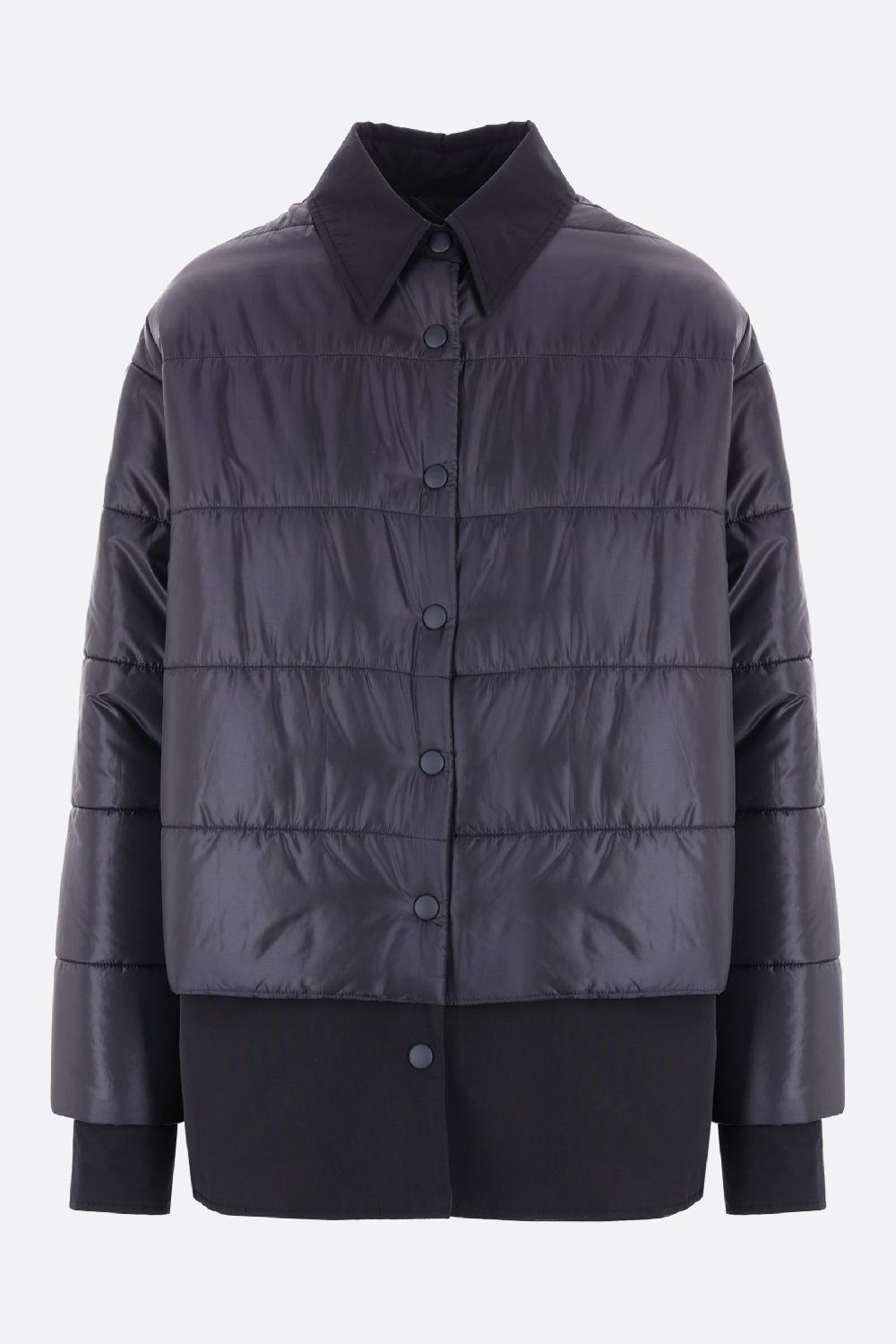 ASPESI Giacca-camicia Imbottita Glue In Nylon Ripstop