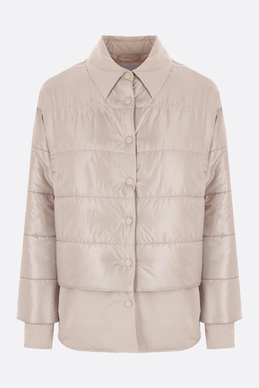 ASPESI giacca-camicia imbottita Jayla in nylon ripstop