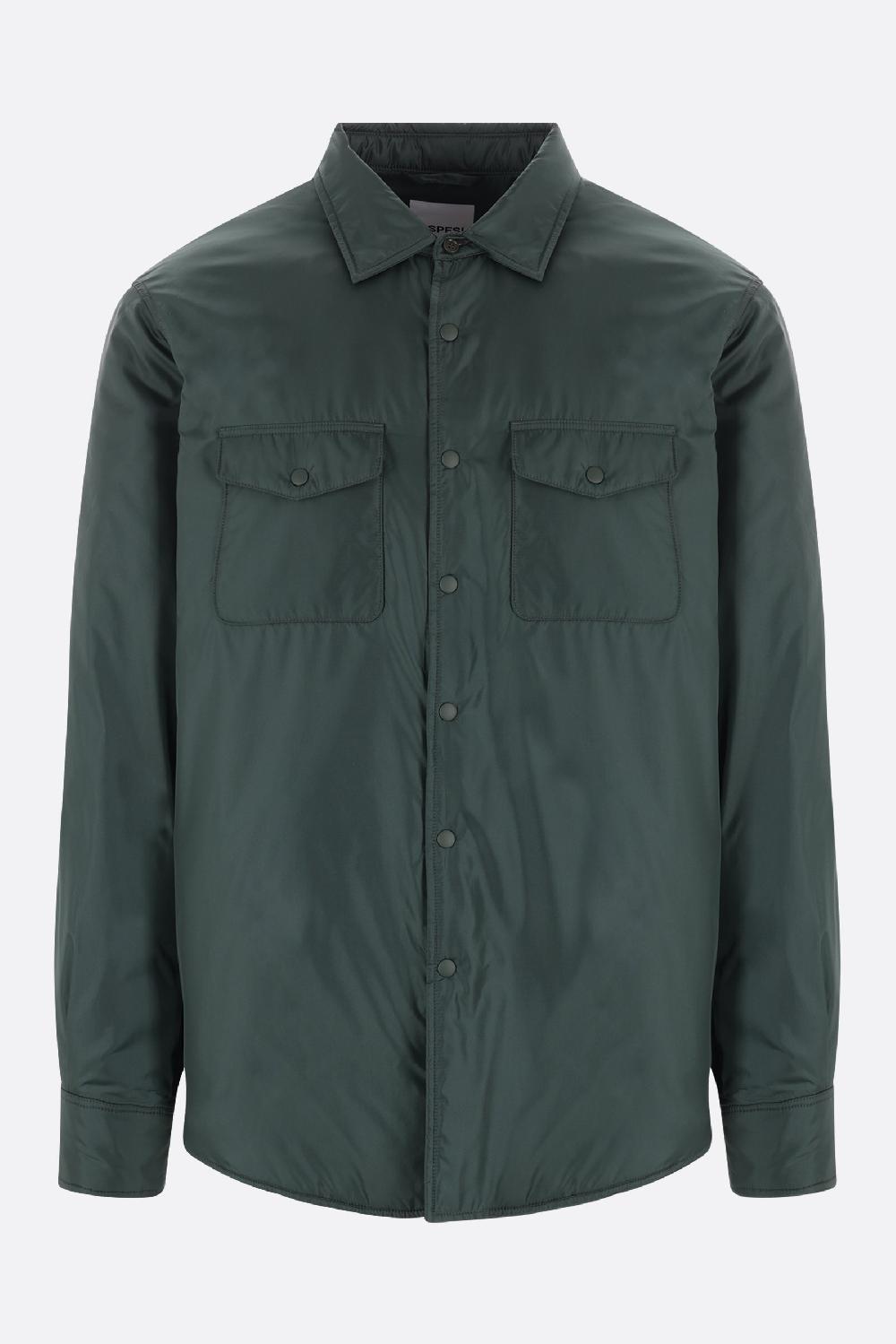 ASPESI giacca camicia imbottita Tredici Più in nylon