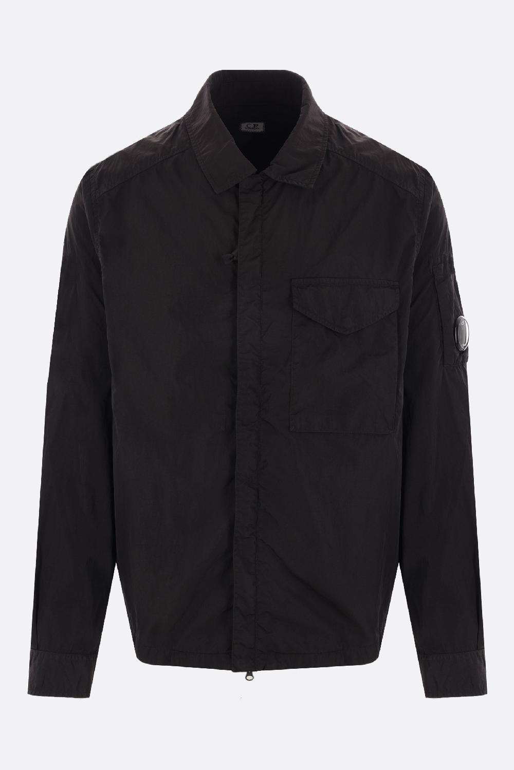 C.P. COMPANY giacca camicia Lens realizzata in tessuto Chrome-R