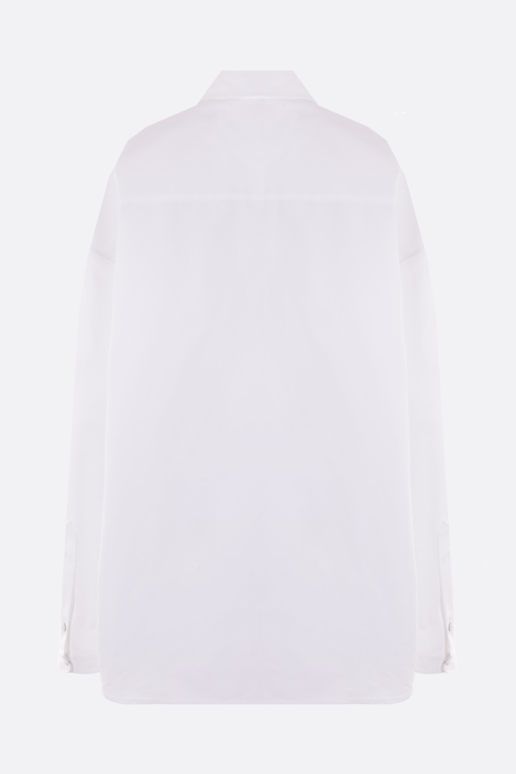 BALENCIAGA Giacca-camicia Oversize Outerwear In Popeline