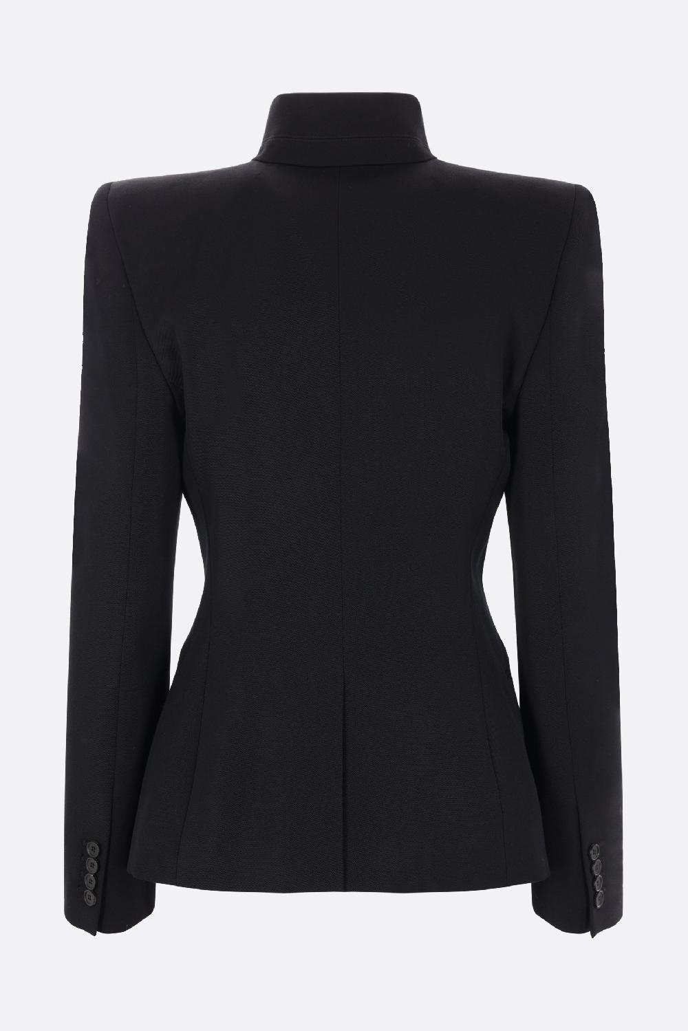 ALEXANDER McQUEEN Giacca Destrutturata Twisted In Twill Cavalry